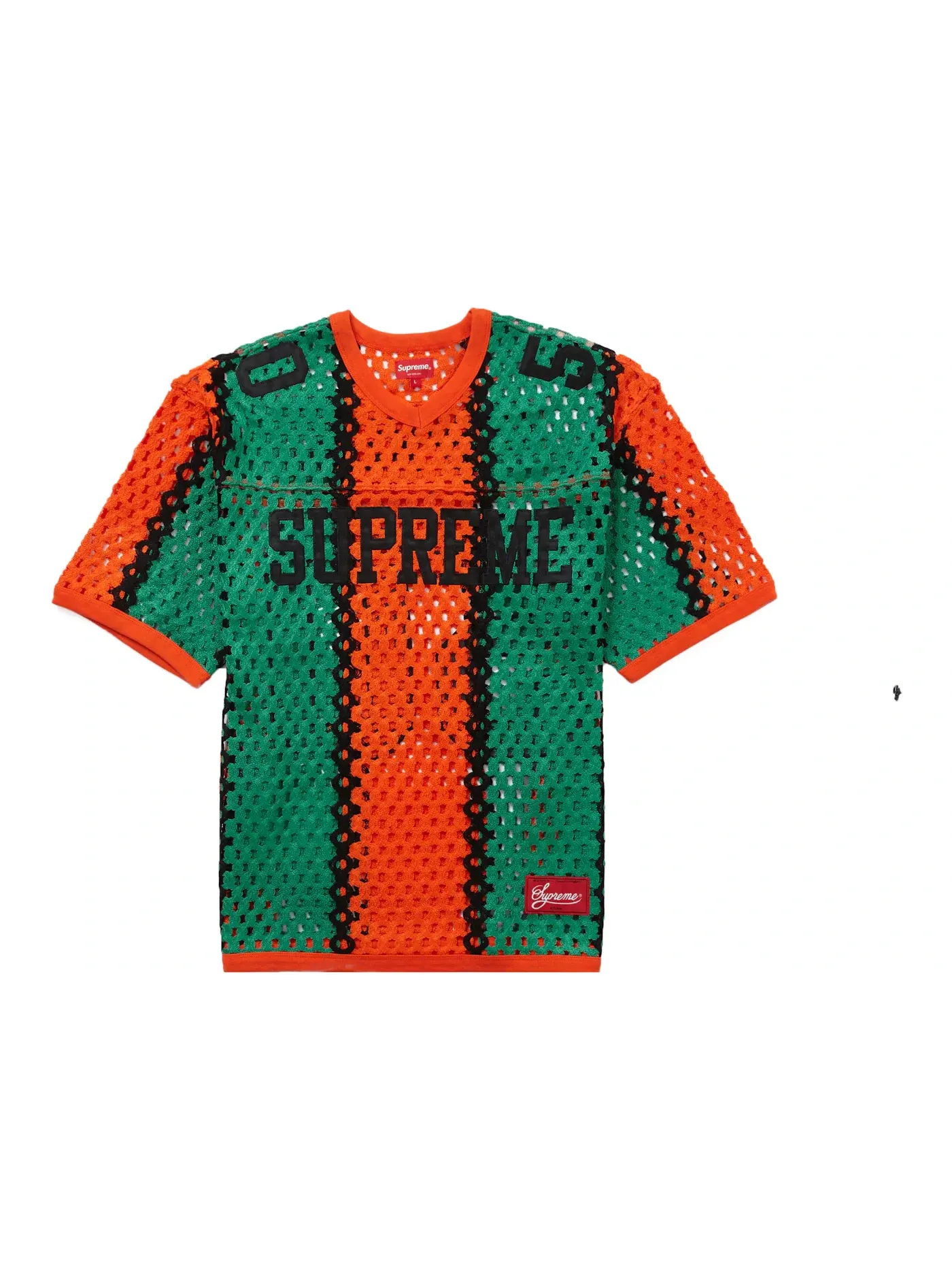 Мужская футбольная джерси с вязанием крючком Jersey Supreme — изображение 1 из 2, оранжевый