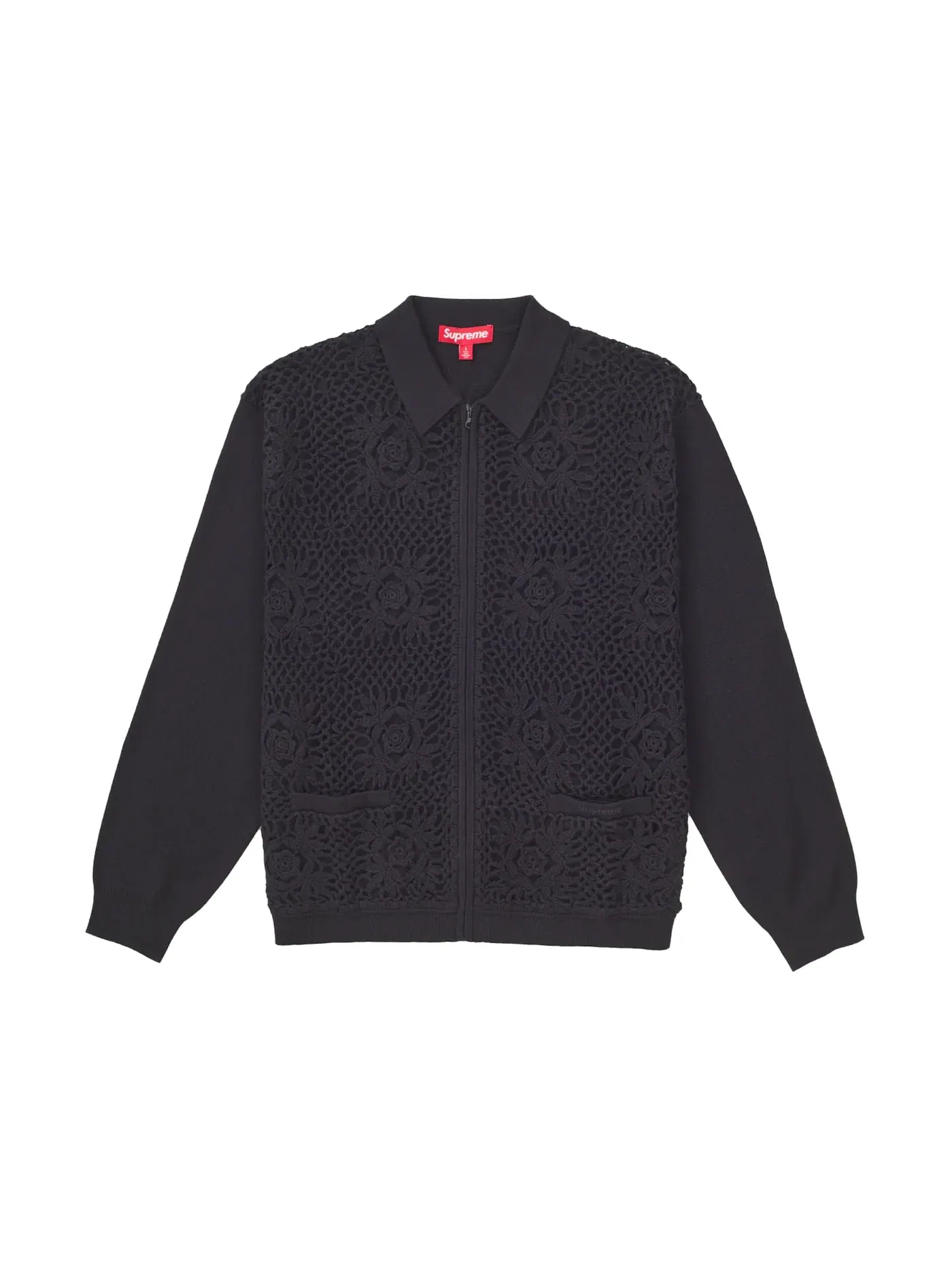 Мужской кардиган с принтом Supreme Cardigan — изображение 1 из 1, черный