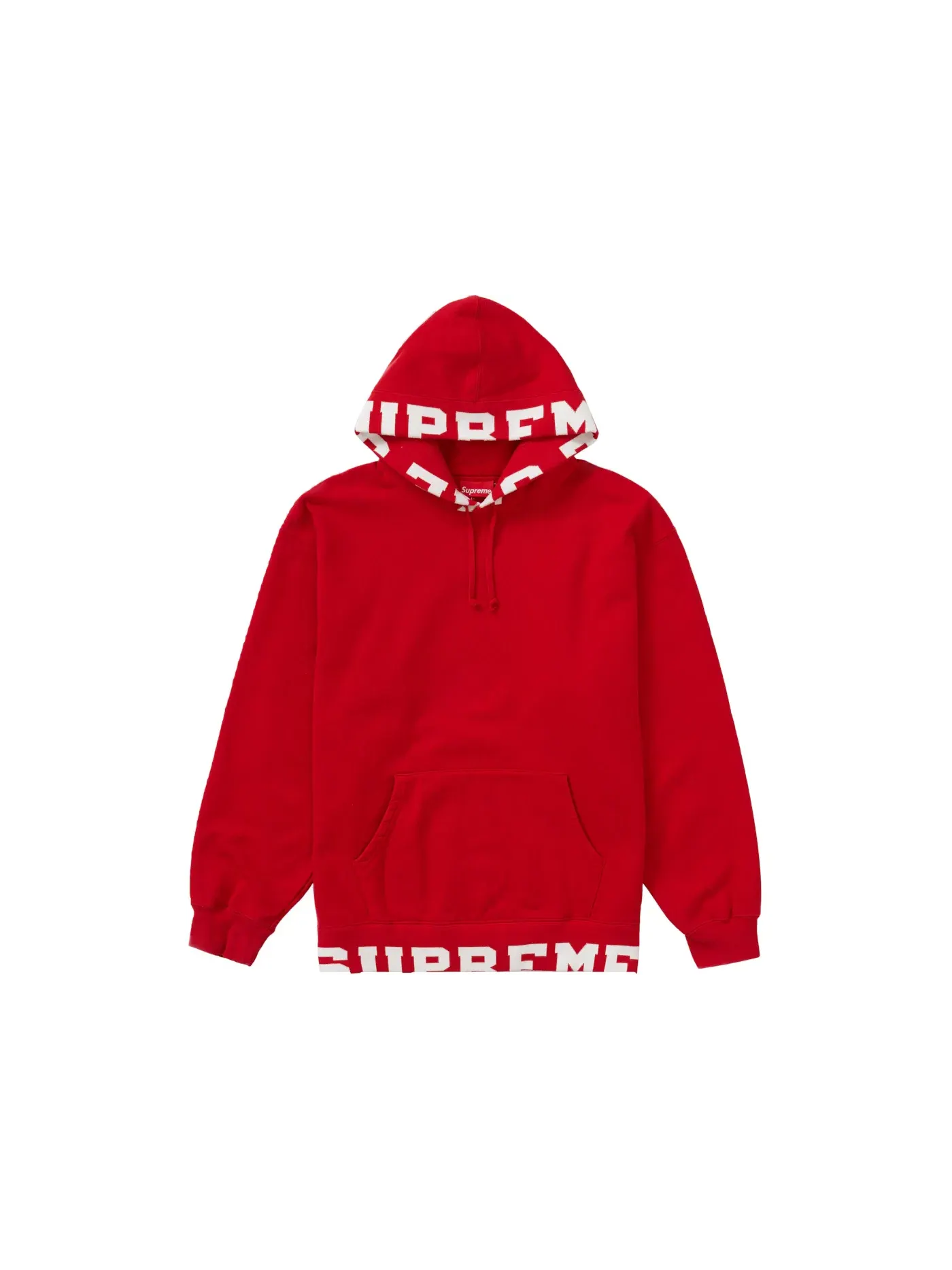 Мужская худи Supreme Sweatshirt — изображение 1 из 2, красный