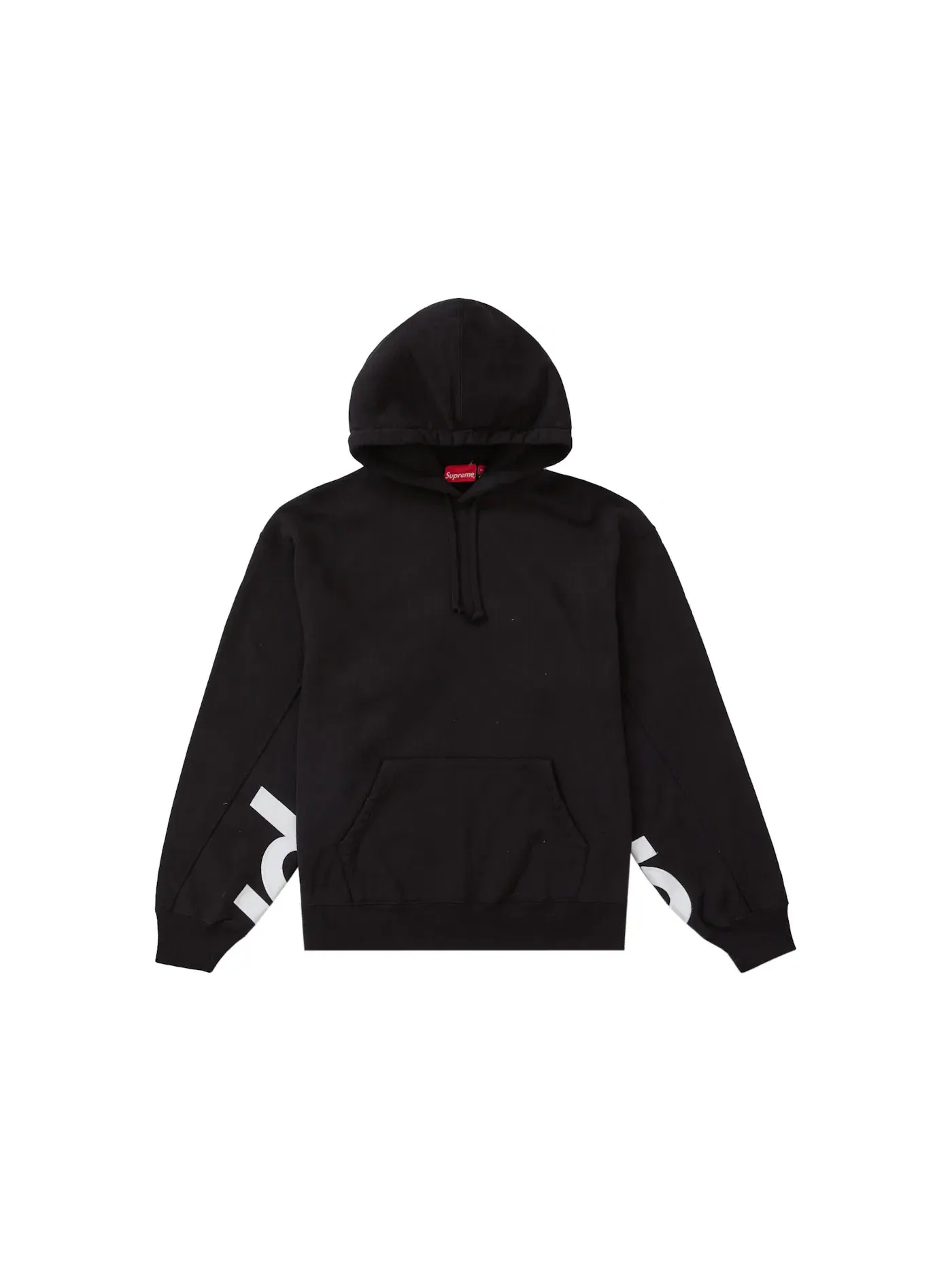 Мужская худи с капюшоном и панельным кроем Supreme — изображение 1 из 3, черный