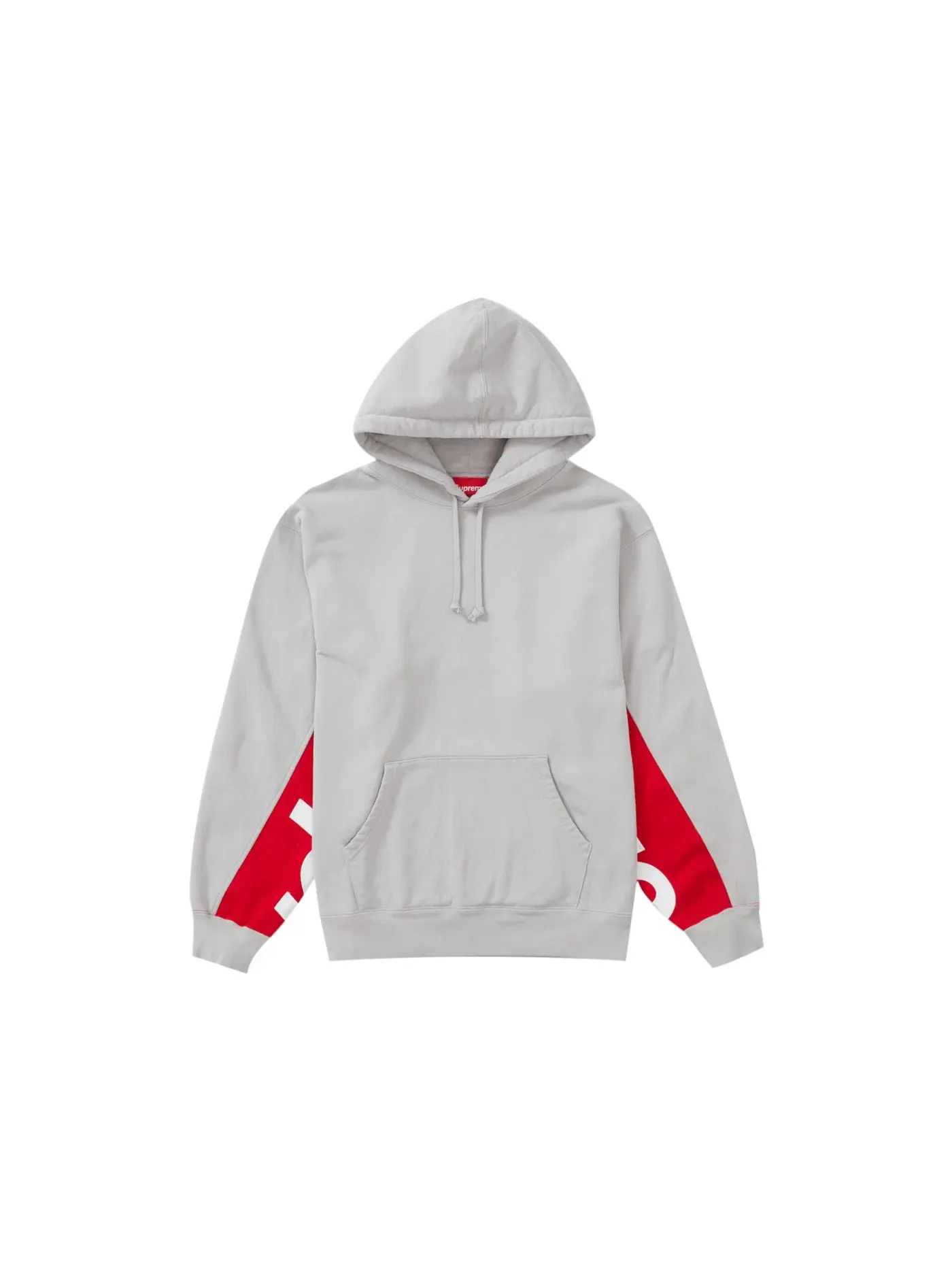 Мужской худи с панелями Supreme Sweatshirt — изображение 1 из 3, серый