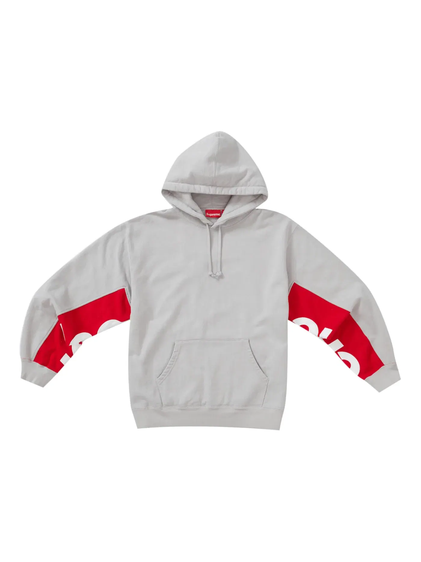 Мужской худи с панелями Supreme Sweatshirt — изображение 2 из 3, серый