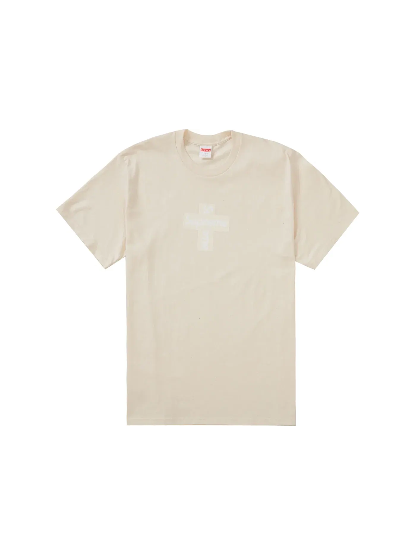 Мужская футболка с принтом Supreme Cross Box Logo Tee — изображение 1 из 1, прозрачный