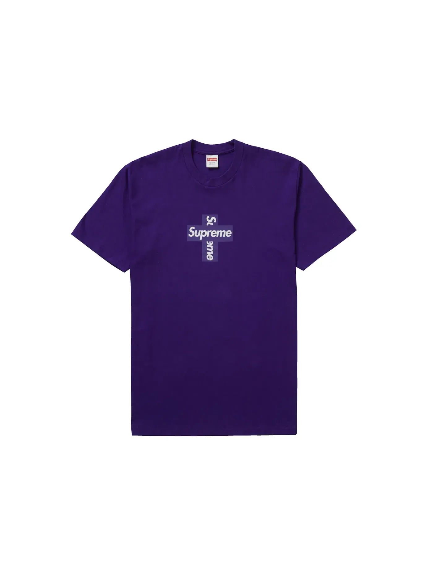 Мужская футболка с принтом Supreme Tee — изображение 1 из 1, фиолетовый
