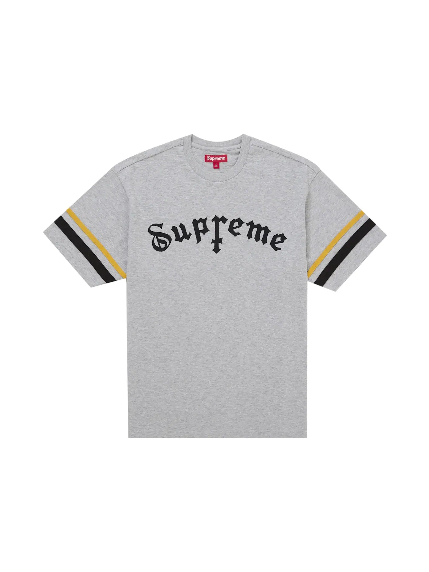 Мужская футболка с принтом Supreme Cross — изображение 1 из 1, серый