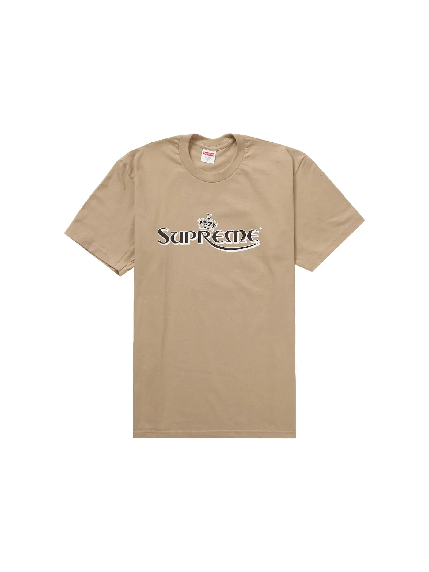 Мужская футболка с принтом Tee Supreme — изображение 1 из 1, хаки