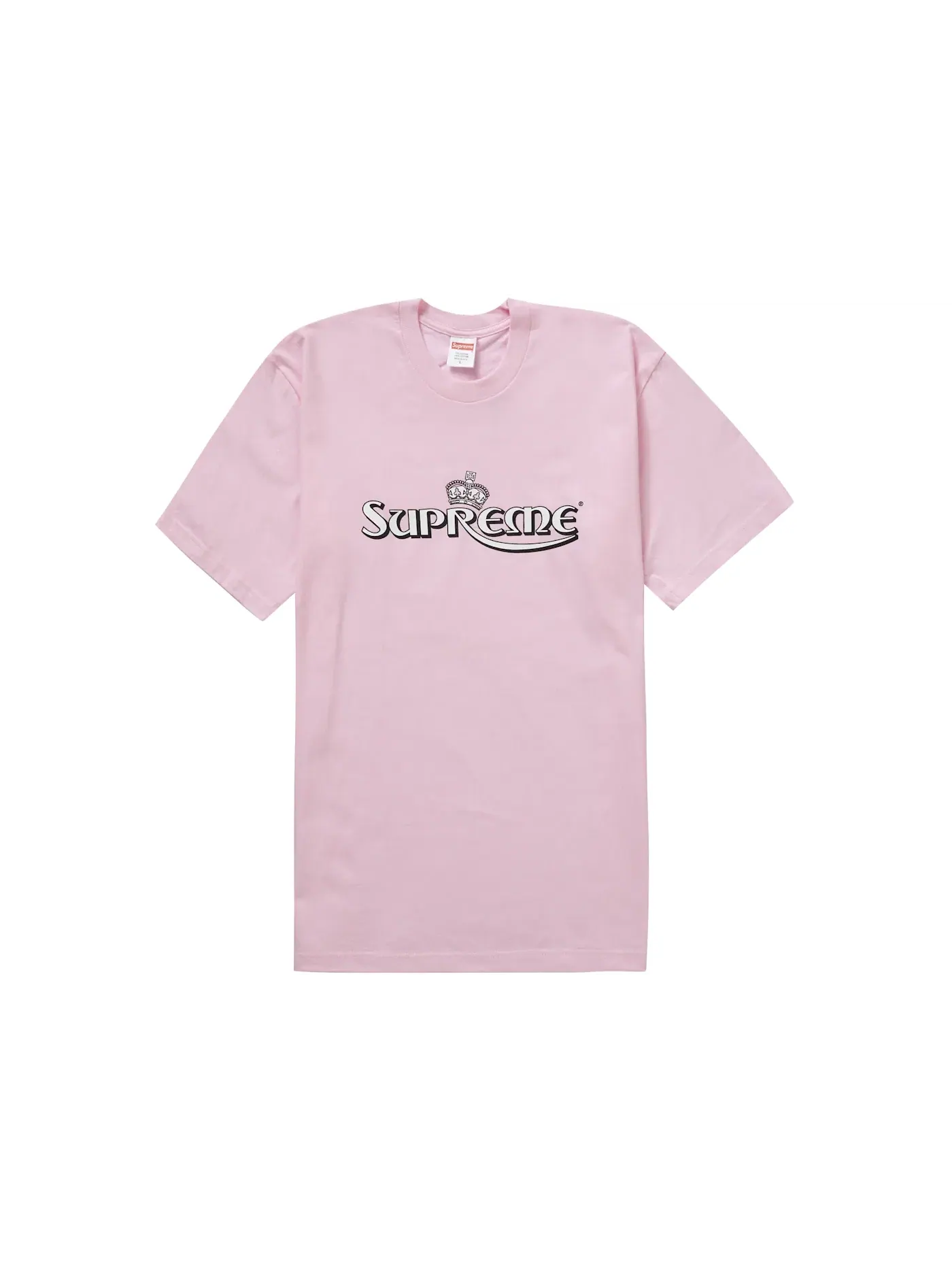 Мужская футболка с принтом Tee Supreme — изображение 1 из 1, розовый