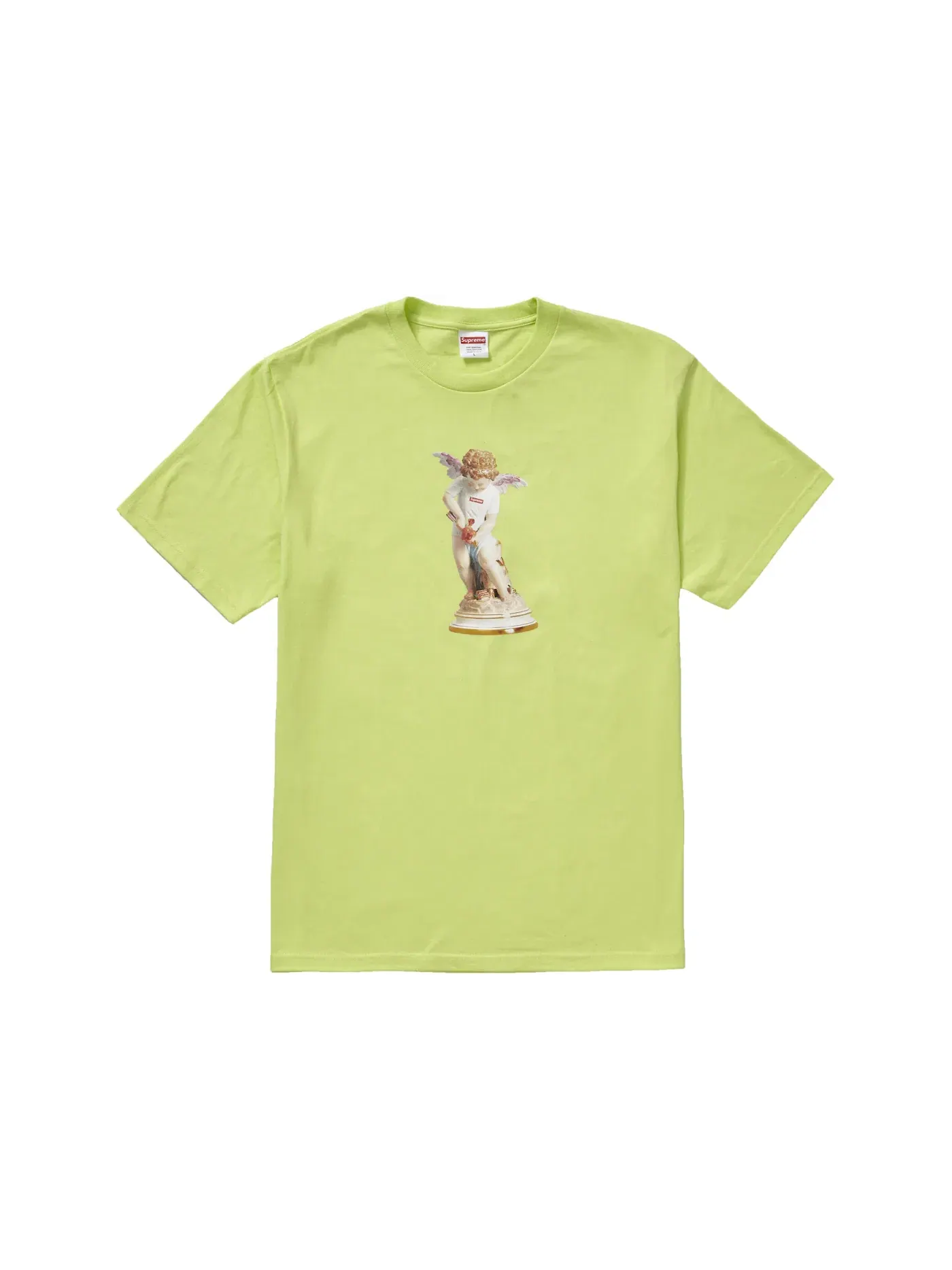 Мужская футболка с принтом Cupid Tee Supreme — изображение 1 из 1, неоновый зеленый