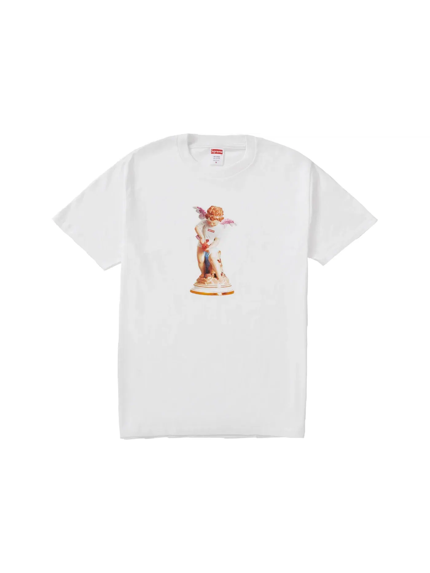 Мужская футболка с принтом Cupid Supreme — изображение 1 из 1, белый