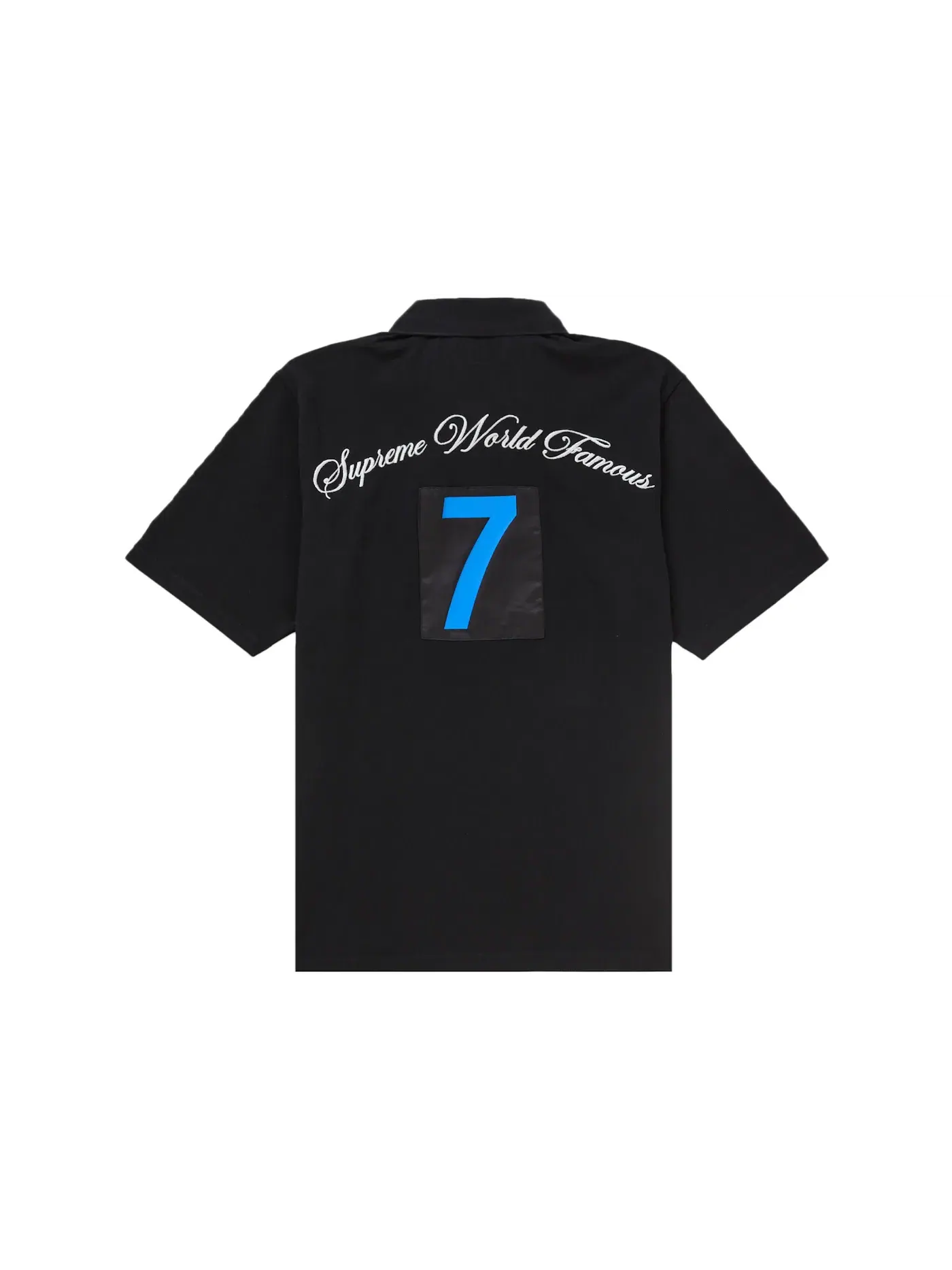 Мужское поло Supreme Cursive Polo — изображение 2 из 2, черный