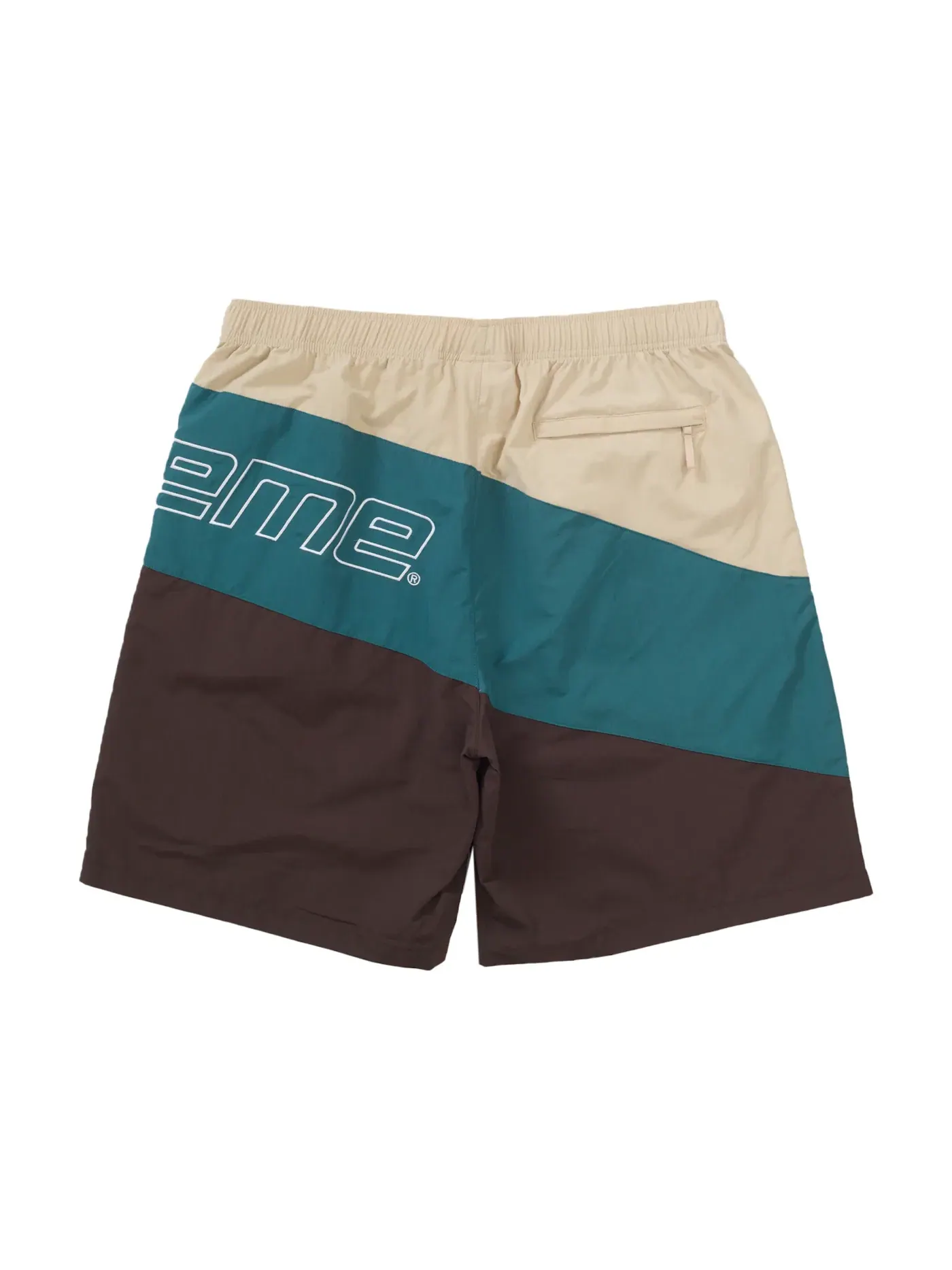 Мужские шорты с принтом Supreme Short — изображение 2 из 2, коричневый