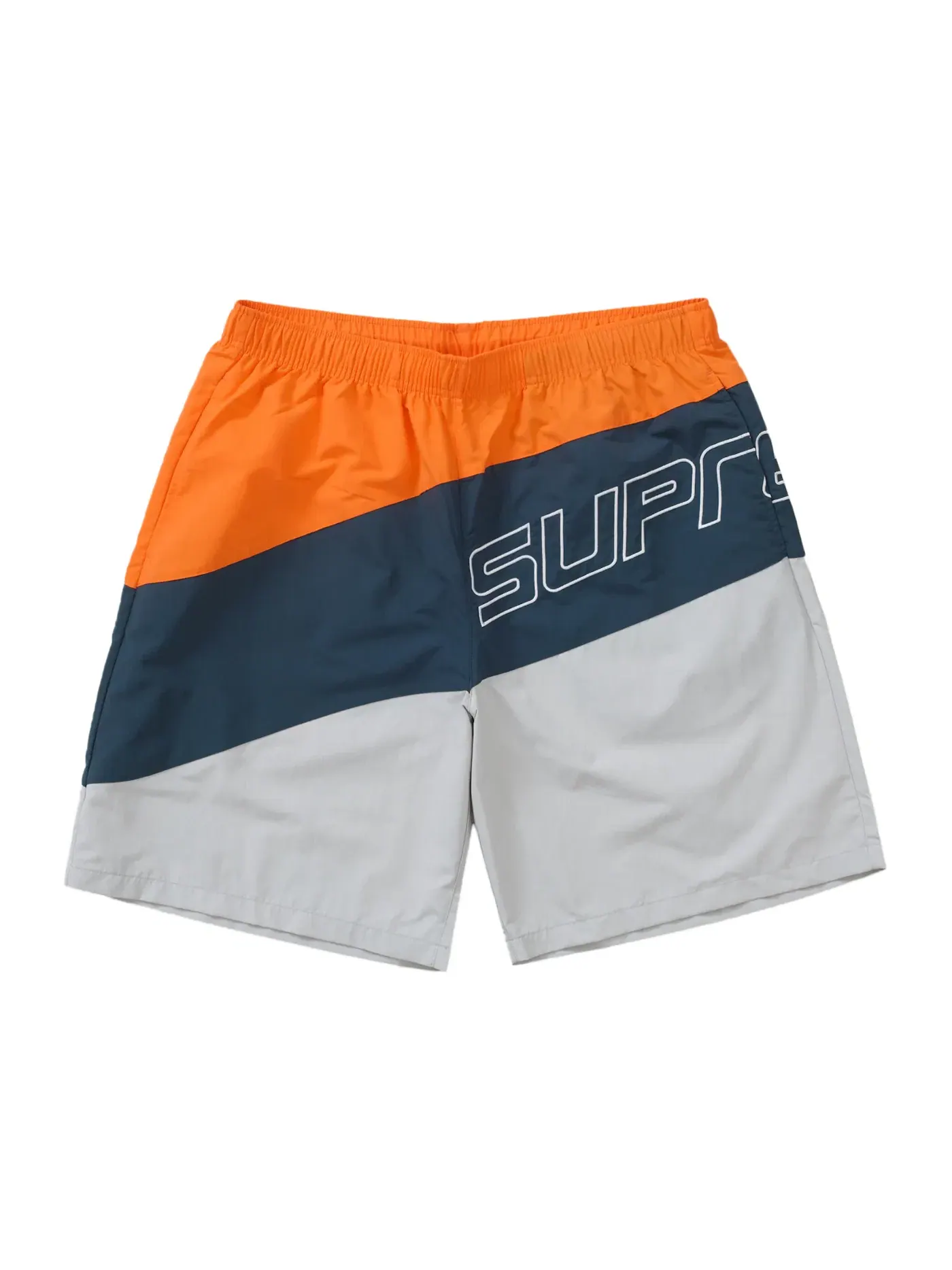 Мужские шорты из нейлона с изогнутыми панелями Supreme Short — изображение 1 из 2, серый