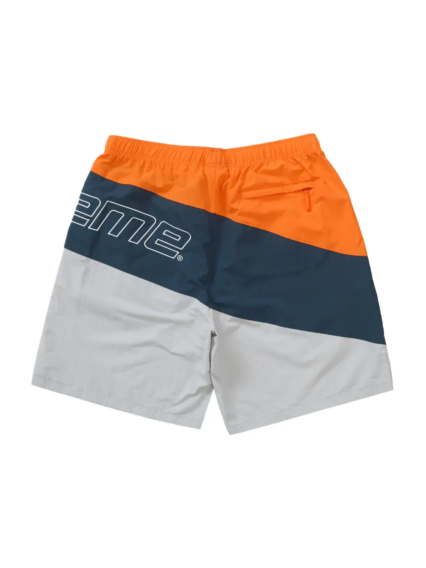 Мужские шорты из нейлона с изогнутыми панелями Supreme Short — изображение 2 из 2, серый