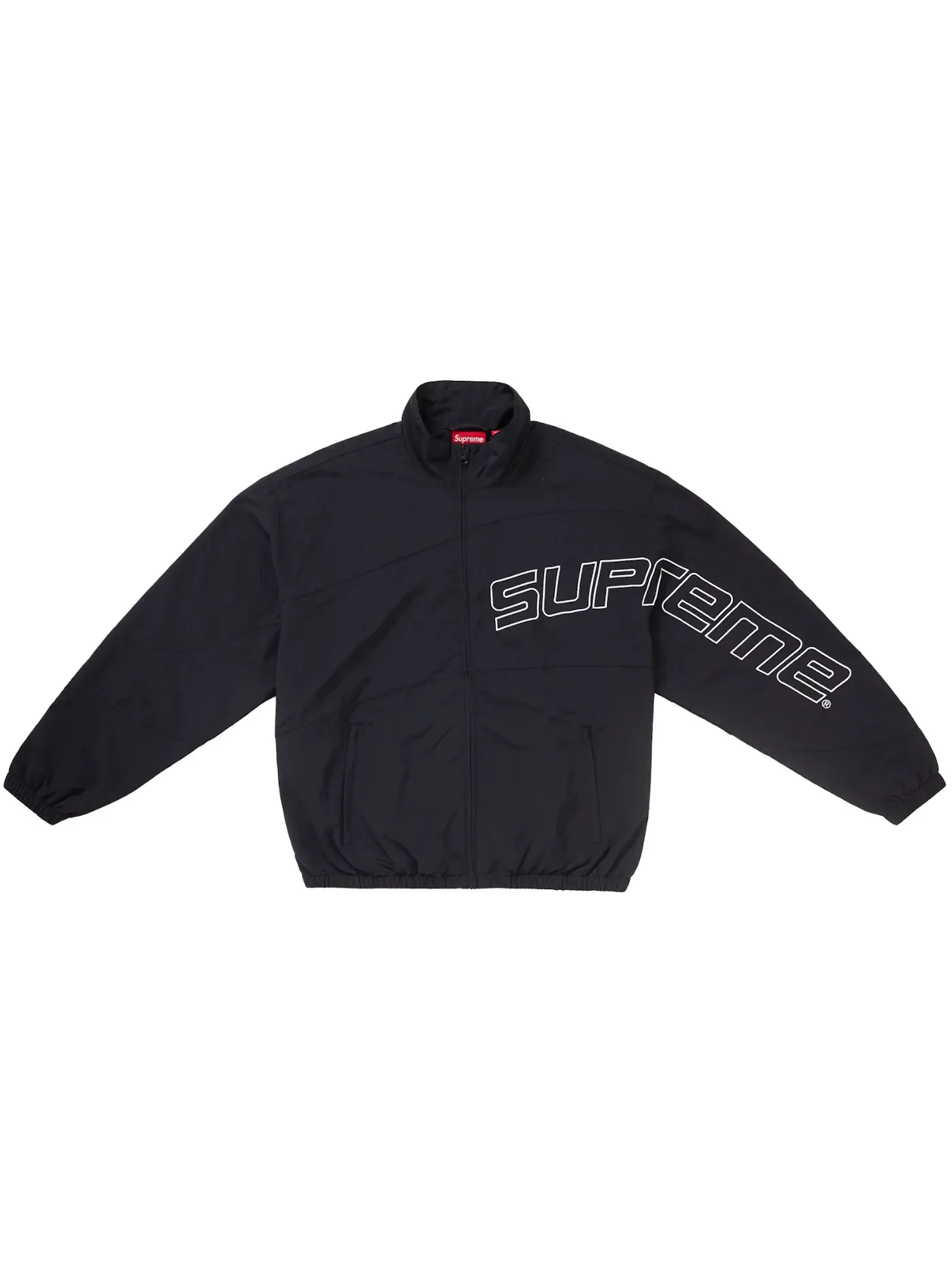 Мужская куртка с принтом Supreme Curve Track Jacket (SS24) Supreme — изображение 1 из 3, черный