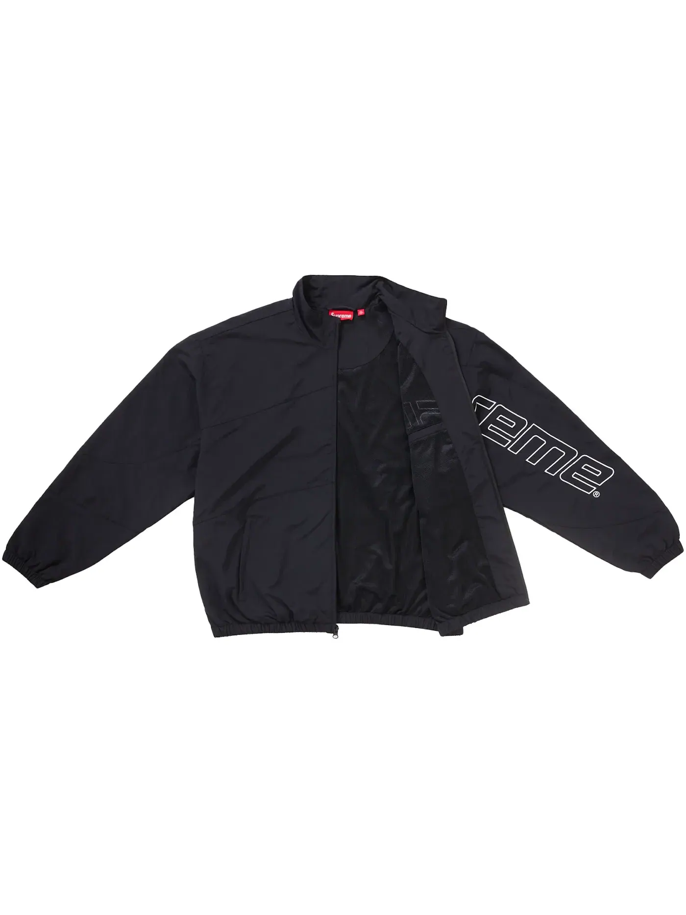Мужская куртка с принтом Supreme Curve Track Jacket (SS24) Supreme — изображение 2 из 3, черный