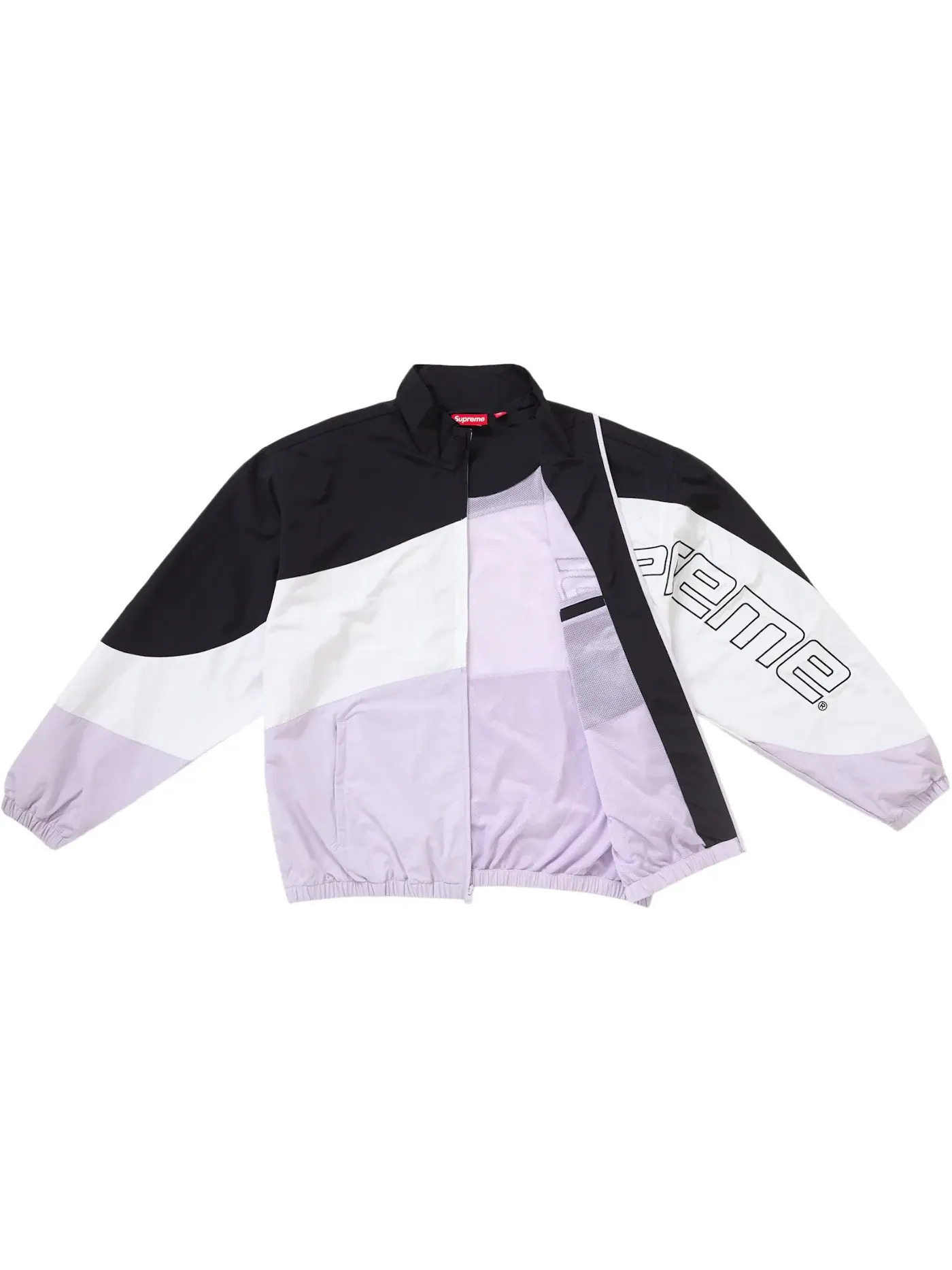 Мужская куртка с молнией Curve Track Jacket Supreme — изображение 2 из 3, светлый фиолетовый