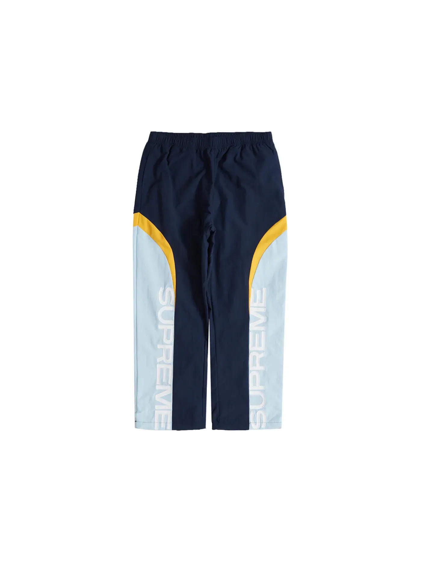 Мужские спортивные штаны Supreme Curve Track Pant Navy — изображение 1 из 2