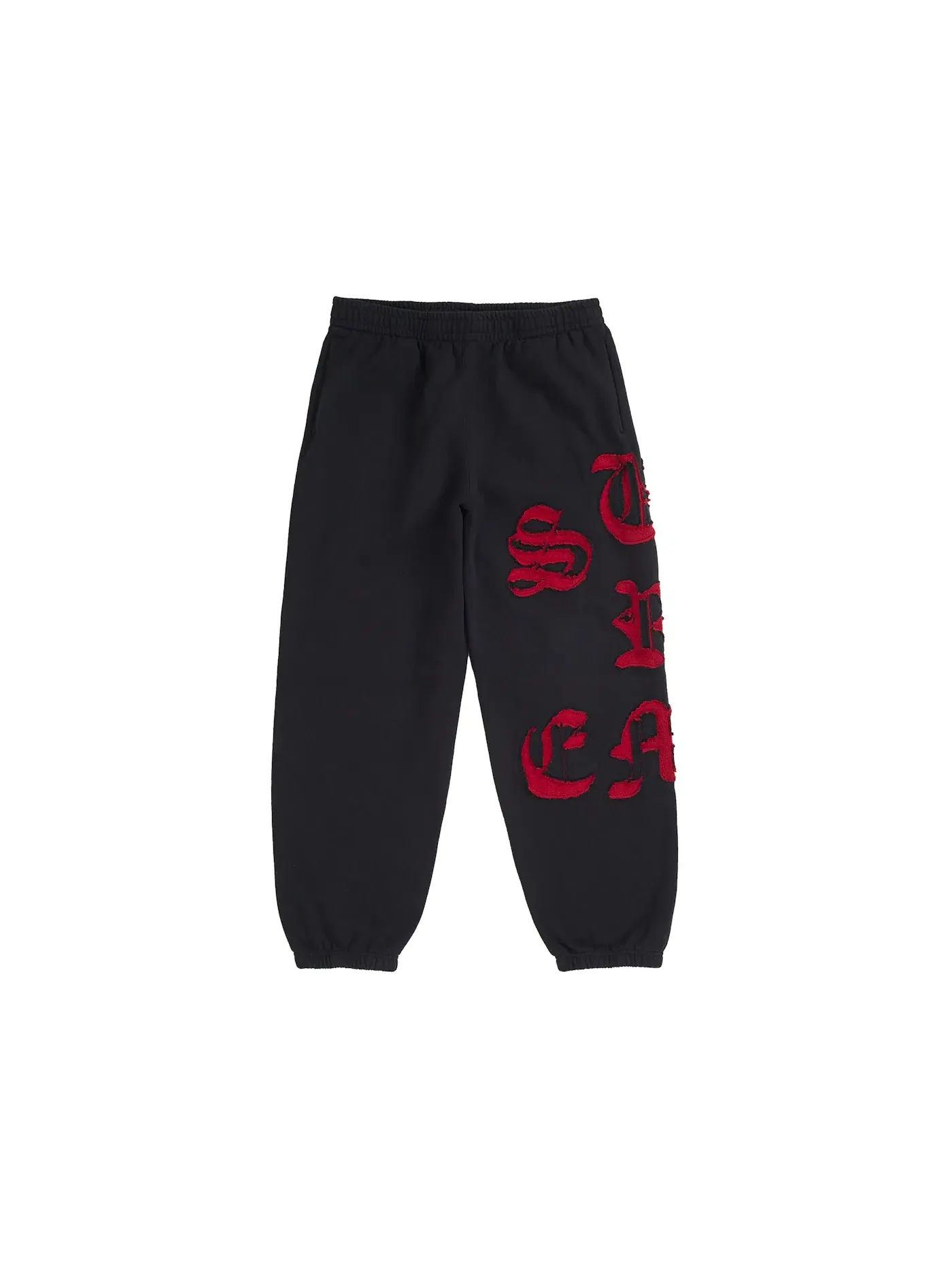 Мужские спортивные штаны с вырезами Sweatpant Supreme — изображение 1 из 3, черный