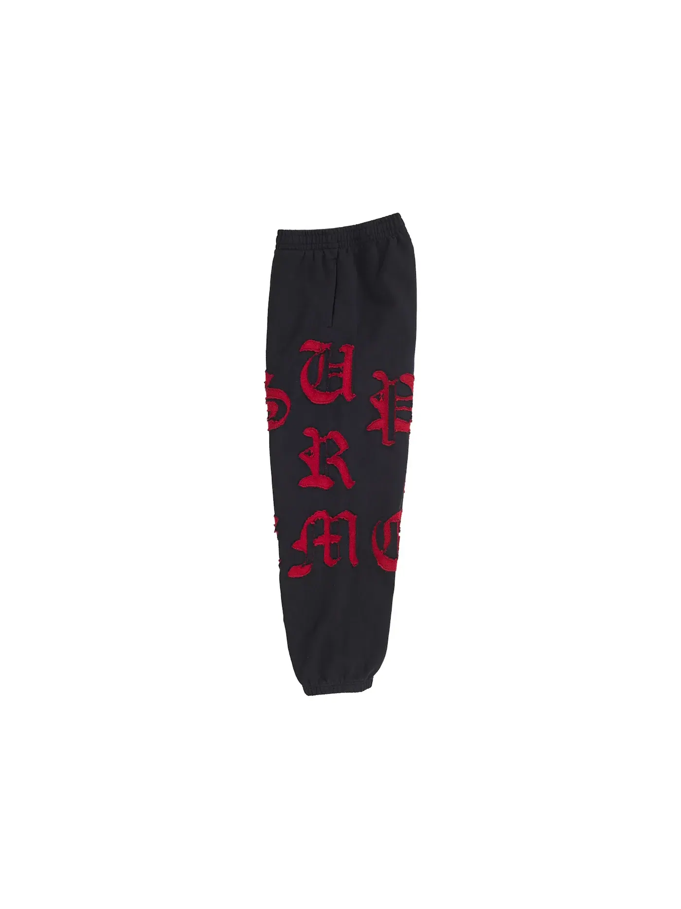 Мужские спортивные штаны с вырезами Sweatpant Supreme — изображение 2 из 3, черный