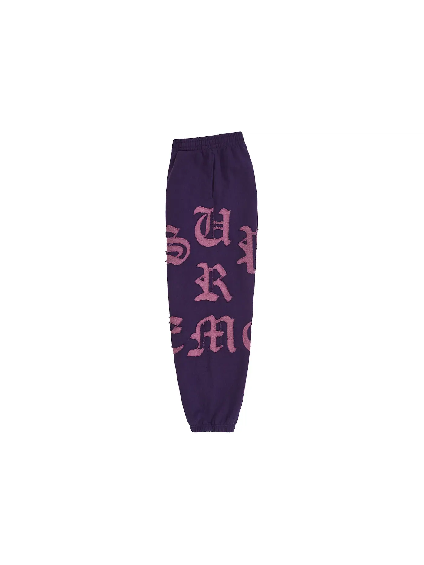 Мужские спортивные штаны с вырезами Supreme Sweatpant Purple — изображение 2 из 3