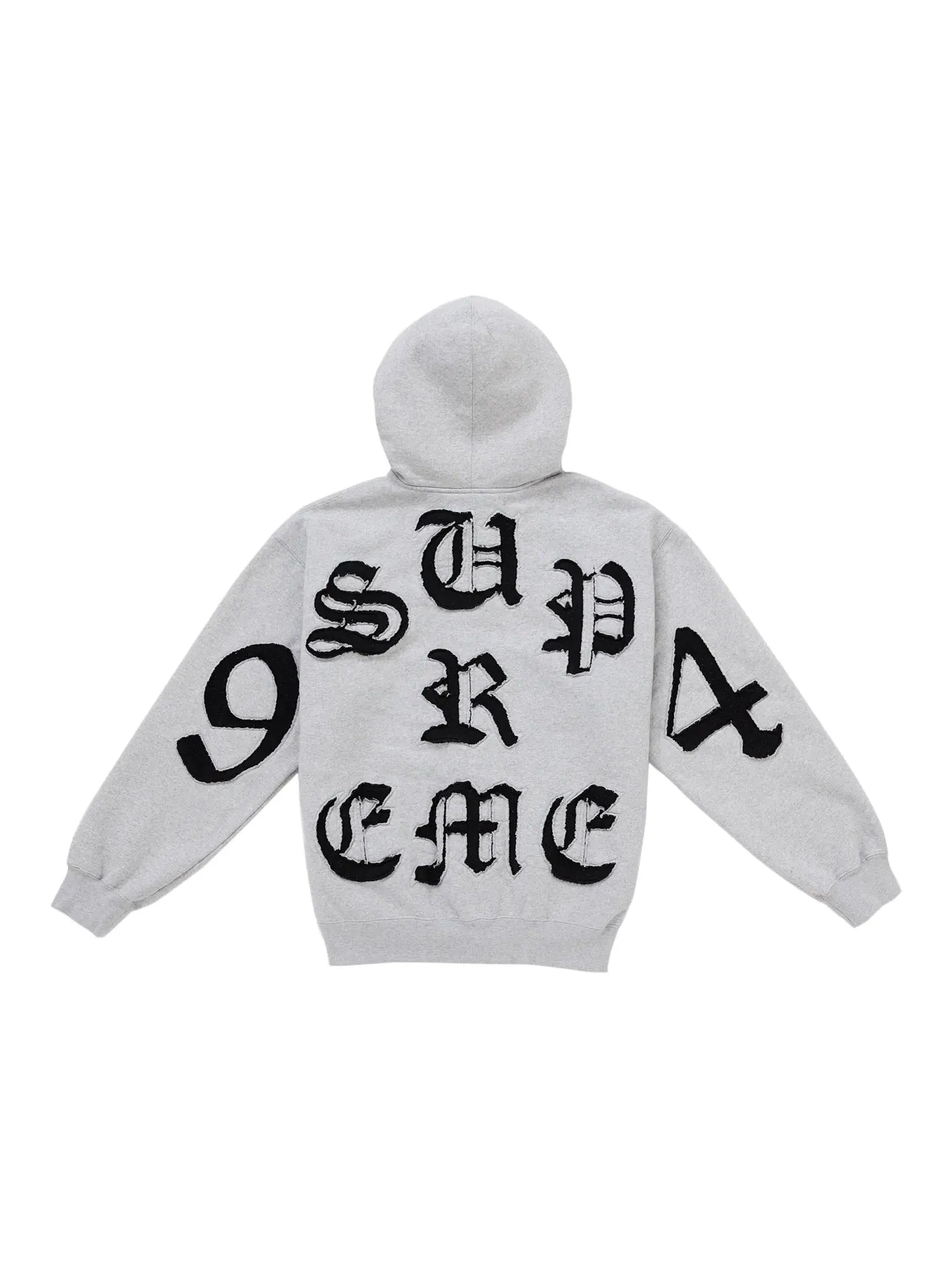 Мужская худи с вырезами на молнии Supreme Sweatshirt — изображение 1 из 2, серый