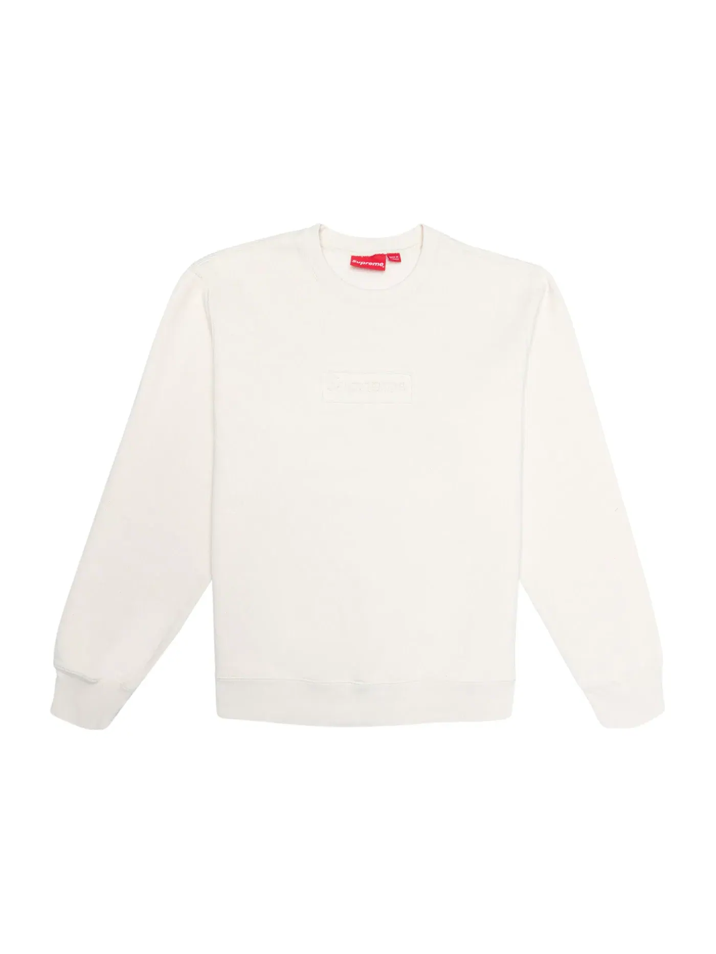 Мужской свитшот с вырезом Supreme Crewneck Natural — изображение 1 из 1