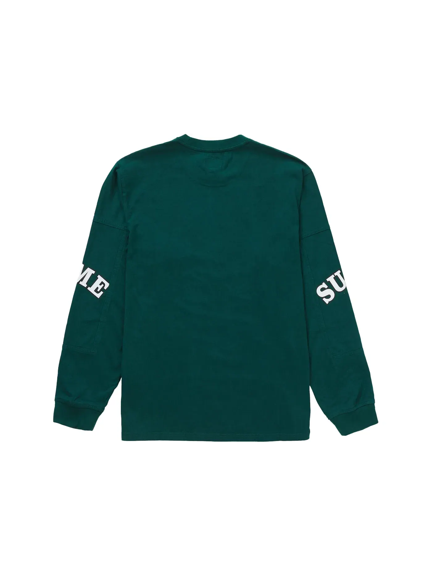 Мужская футболка Supreme Cutout Sleeves L/S Top — изображение 2 из 2, темно-бирюзовый