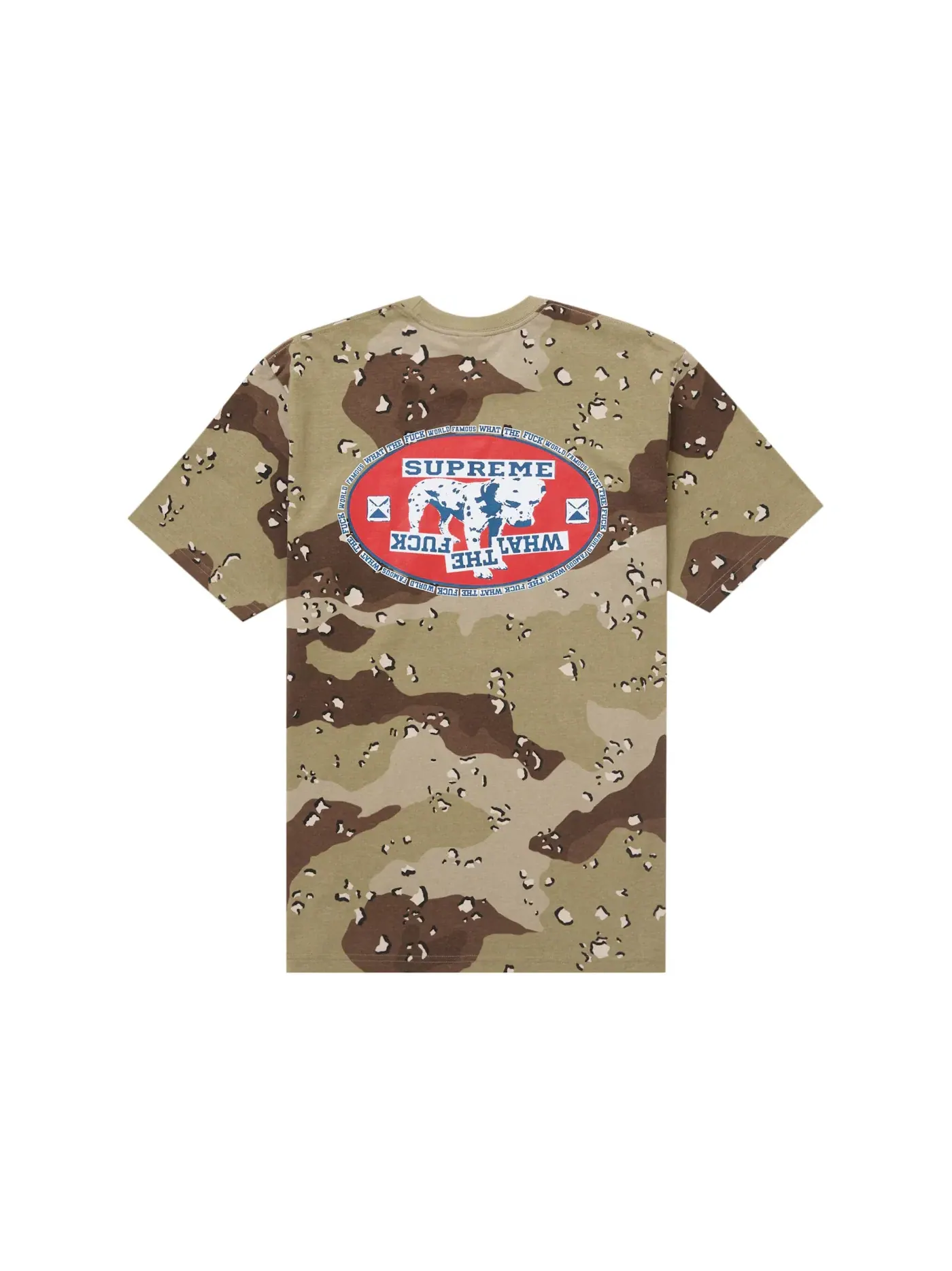 Мужская футболка с принтом Supreme Tee, Choco Camo — изображение 1 из 2