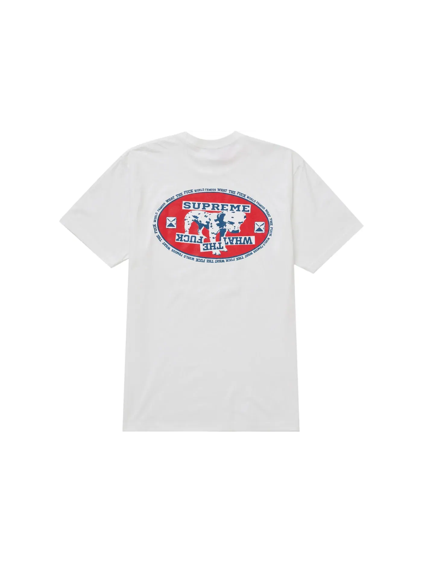Мужская футболка с принтом Supreme Dalmatian Tee Supreme — изображение 1 из 2, белый