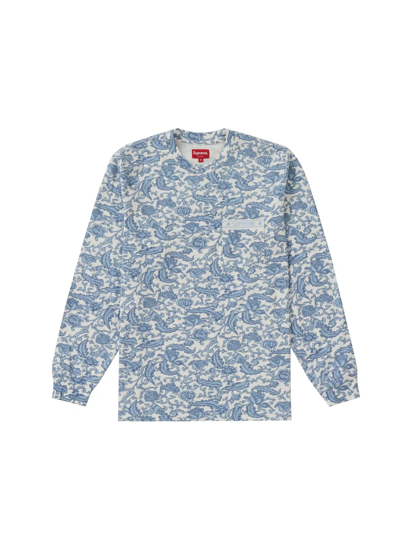 Мужская футболка с длинным рукавом Supreme L/S Top — изображение 1 из 1, королевский
