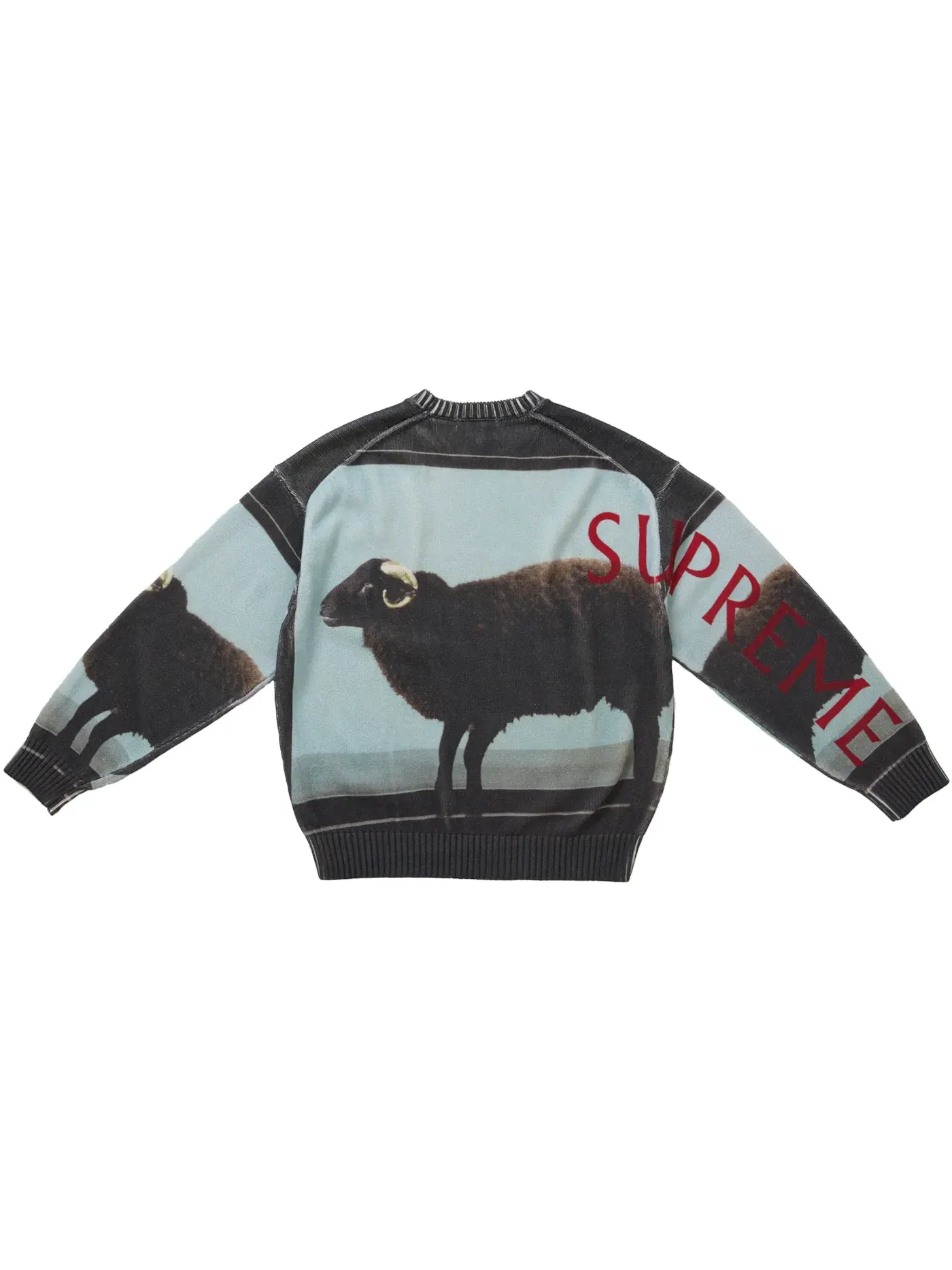 Мужской свитер с принтом Supreme Black — изображение 2 из 2