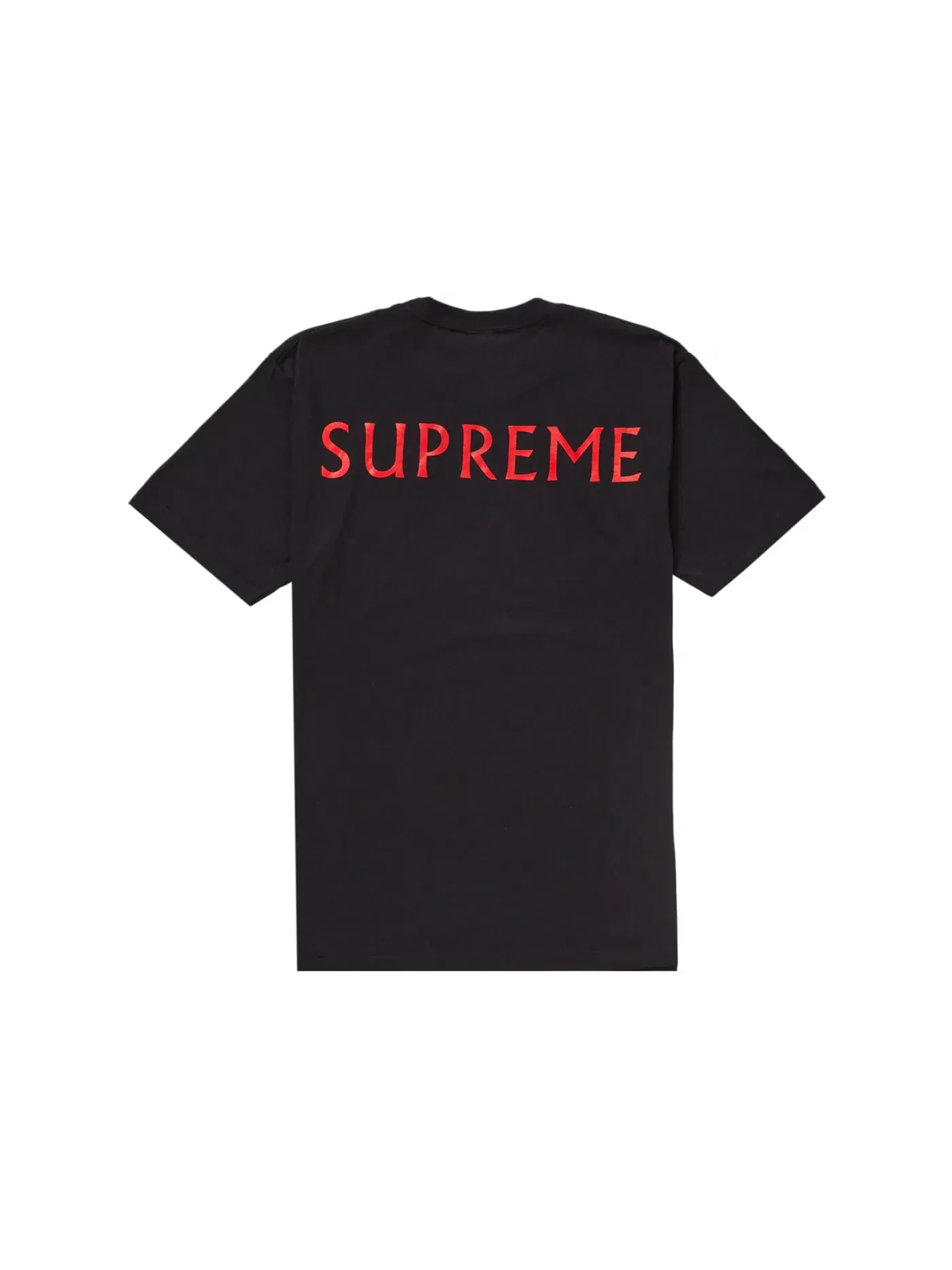 Мужская футболка с принтом Supreme Tee — изображение 2 из 2, черный