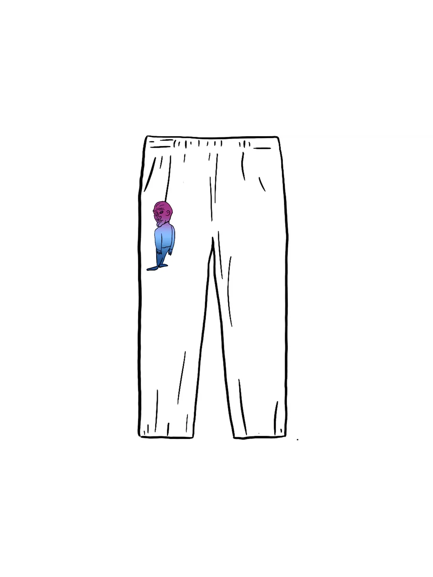 Мужские брюки с вышивкой Supreme Daniel Johnston Work Pant — изображение 1 из 1, белый