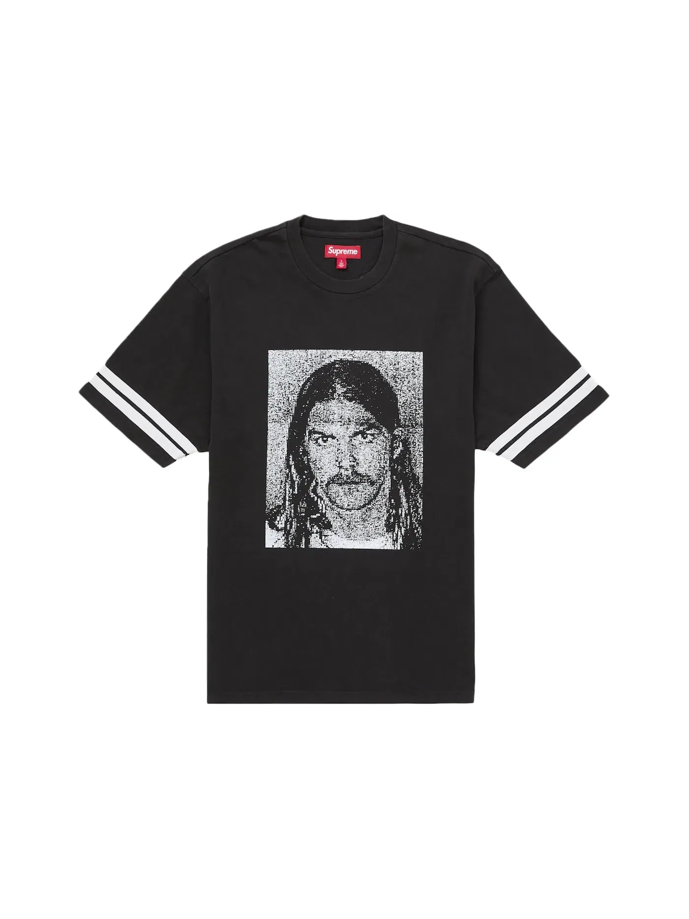 Мужская футболка с принтом Supreme Dash Snow S/S Top — изображение 1 из 2, черный