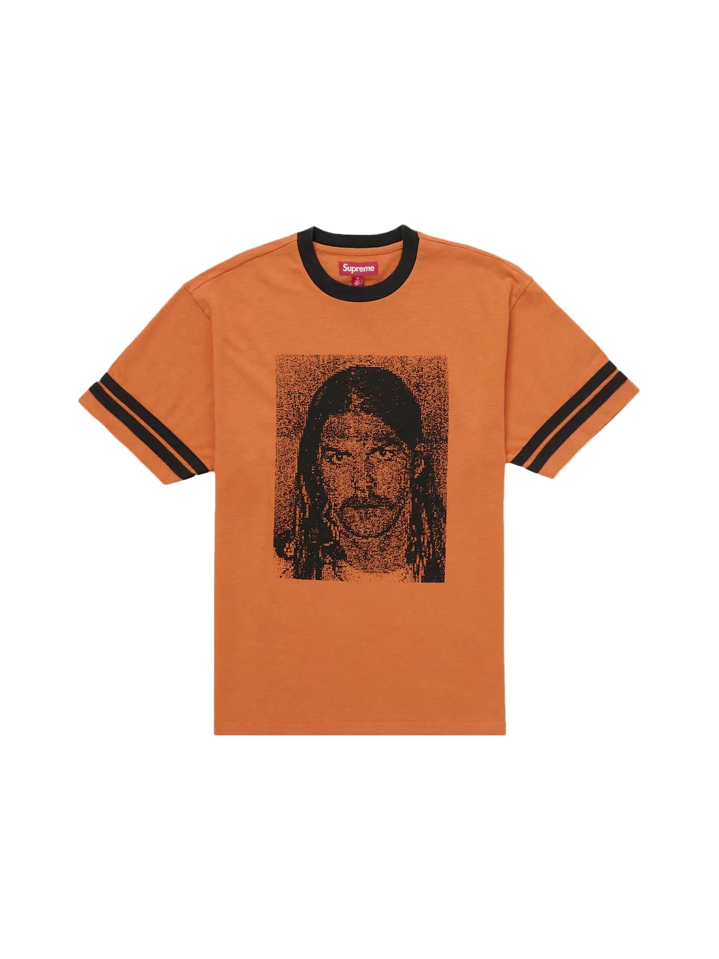 Мужская футболка с принтом Supreme Dash Snow S/S Top — изображение 1 из 2, оранжевый