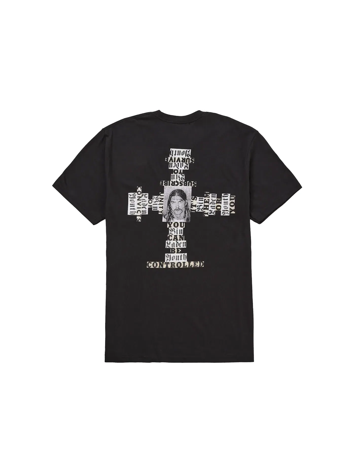 Мужская футболка с принтом Supreme Tee (FW25) — изображение 1 из 2, черный