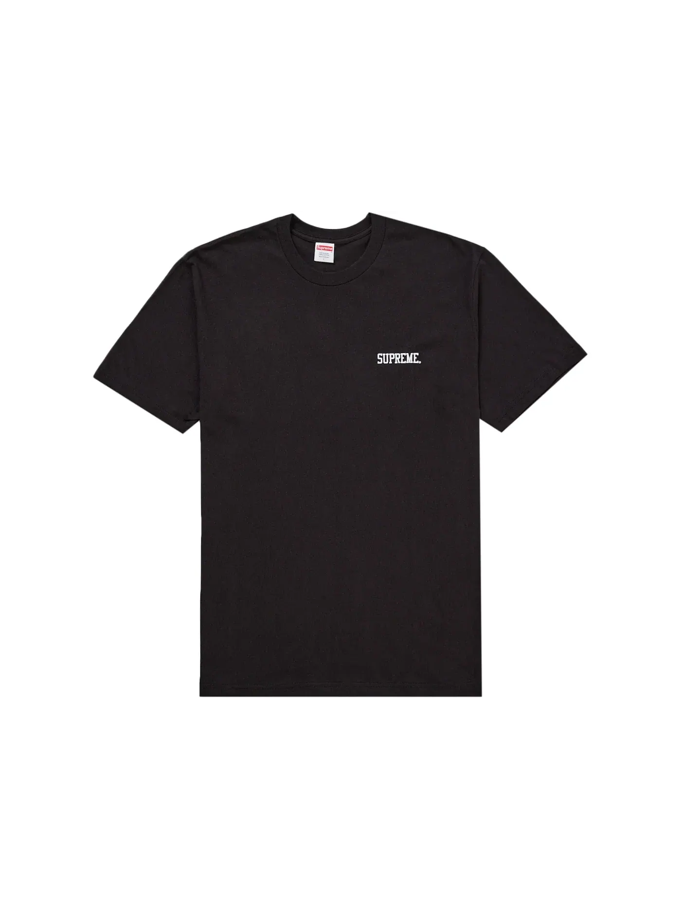 Мужская футболка с принтом Supreme Tee (FW25) — изображение 2 из 2, черный