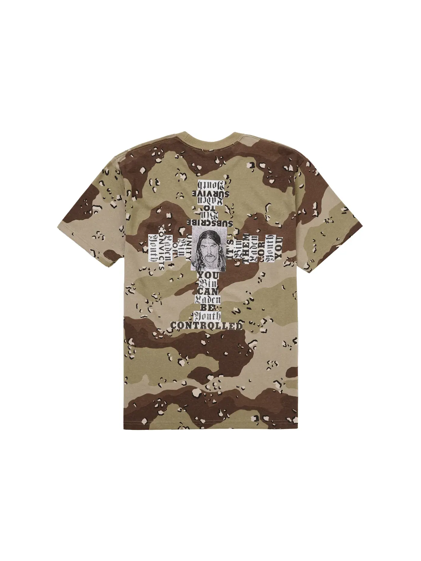 Мужская футболка с принтом Supreme, Chocolate Chip Camo — изображение 1 из 2