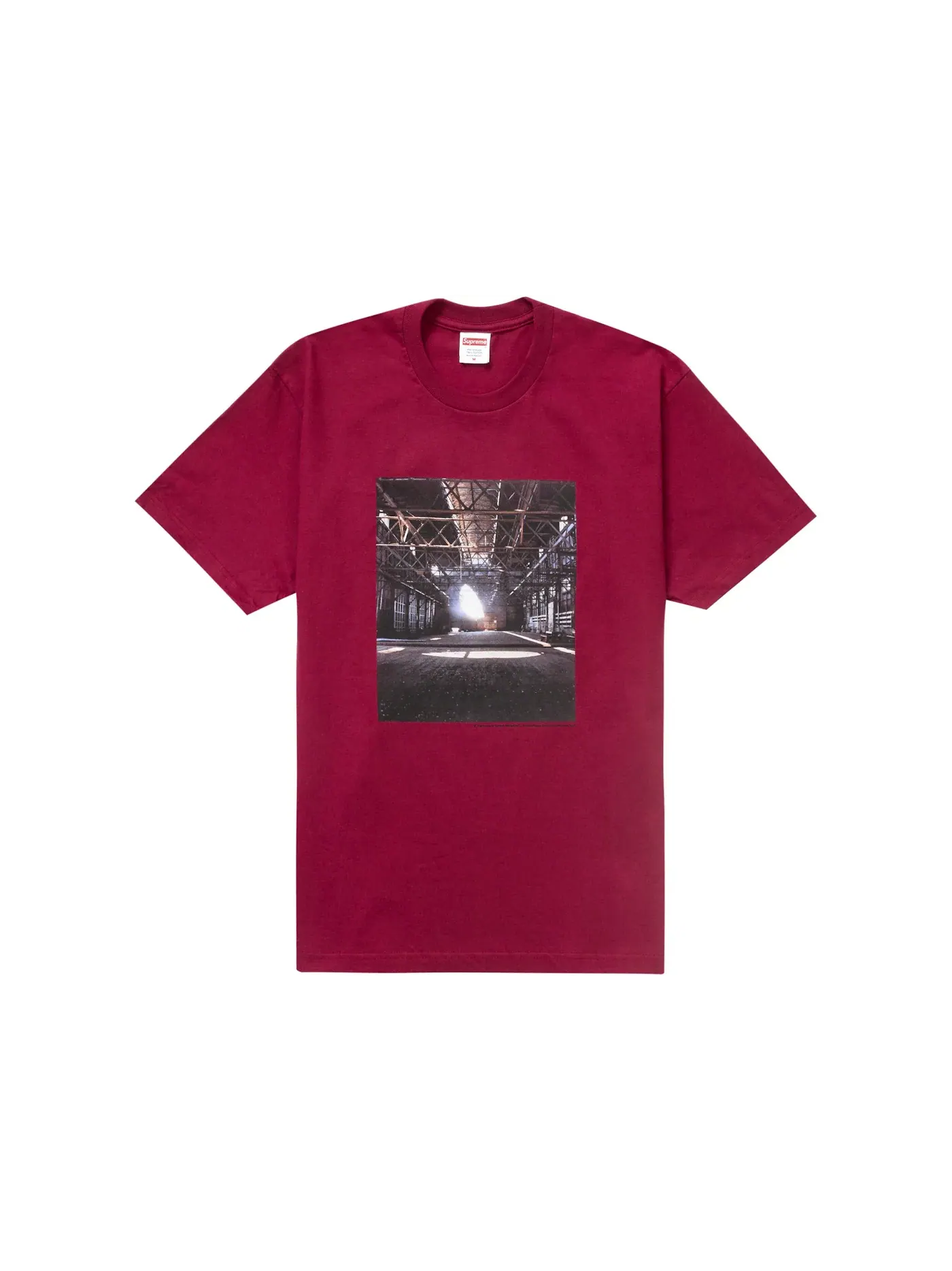 Мужская футболка с принтом Supreme Tee — изображение 1 из 2, красный