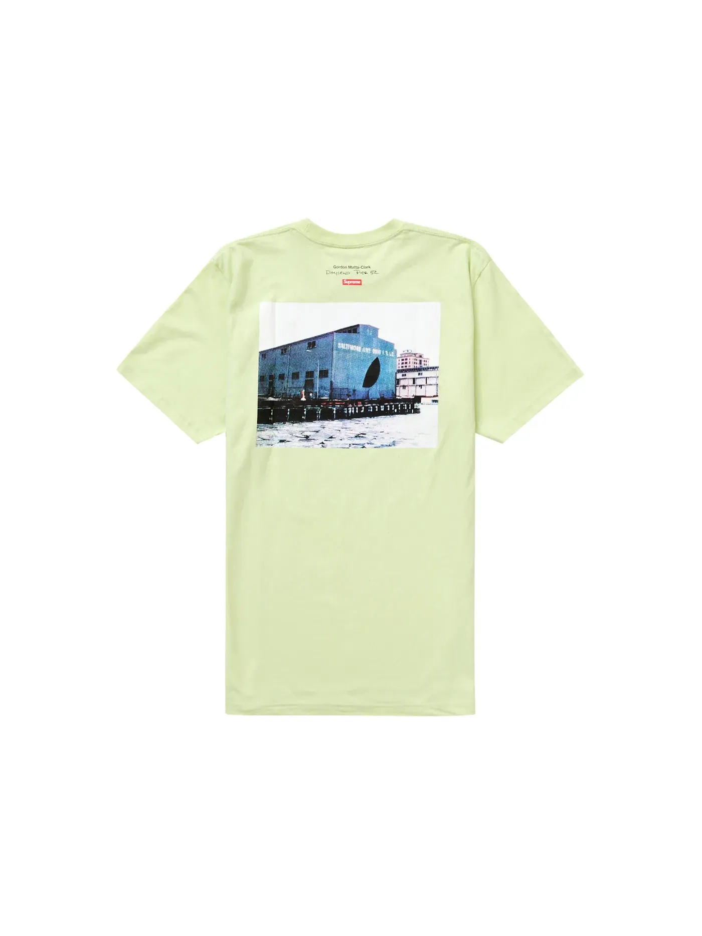 Мужская футболка с принтом Supreme Tee, Pale Mint — изображение 2 из 2