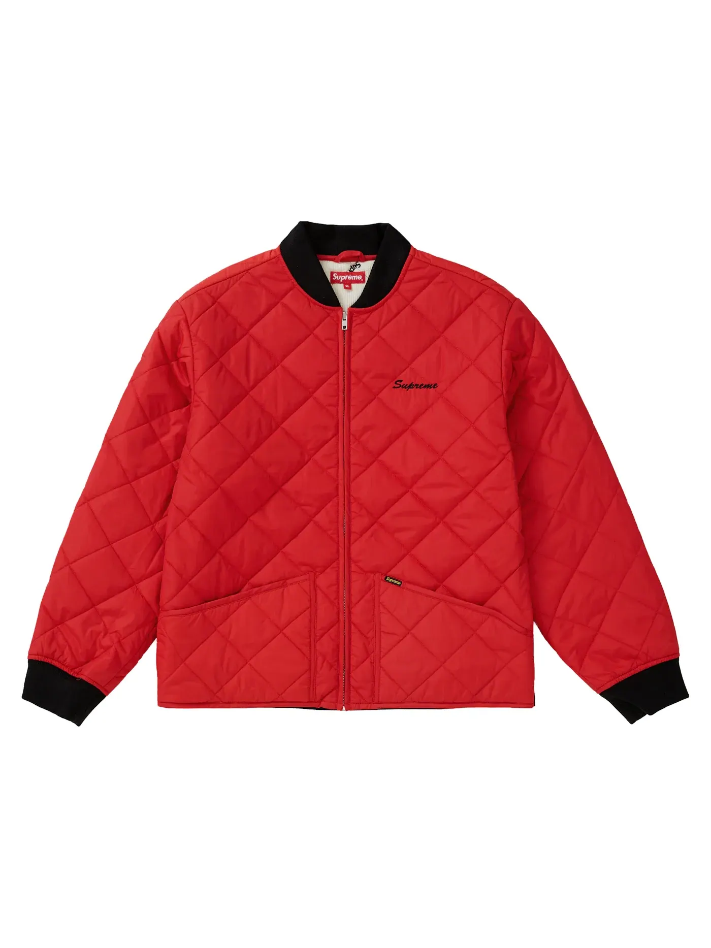 Мужская куртка стеганая Work Jacket Supreme — изображение 1 из 3, красный