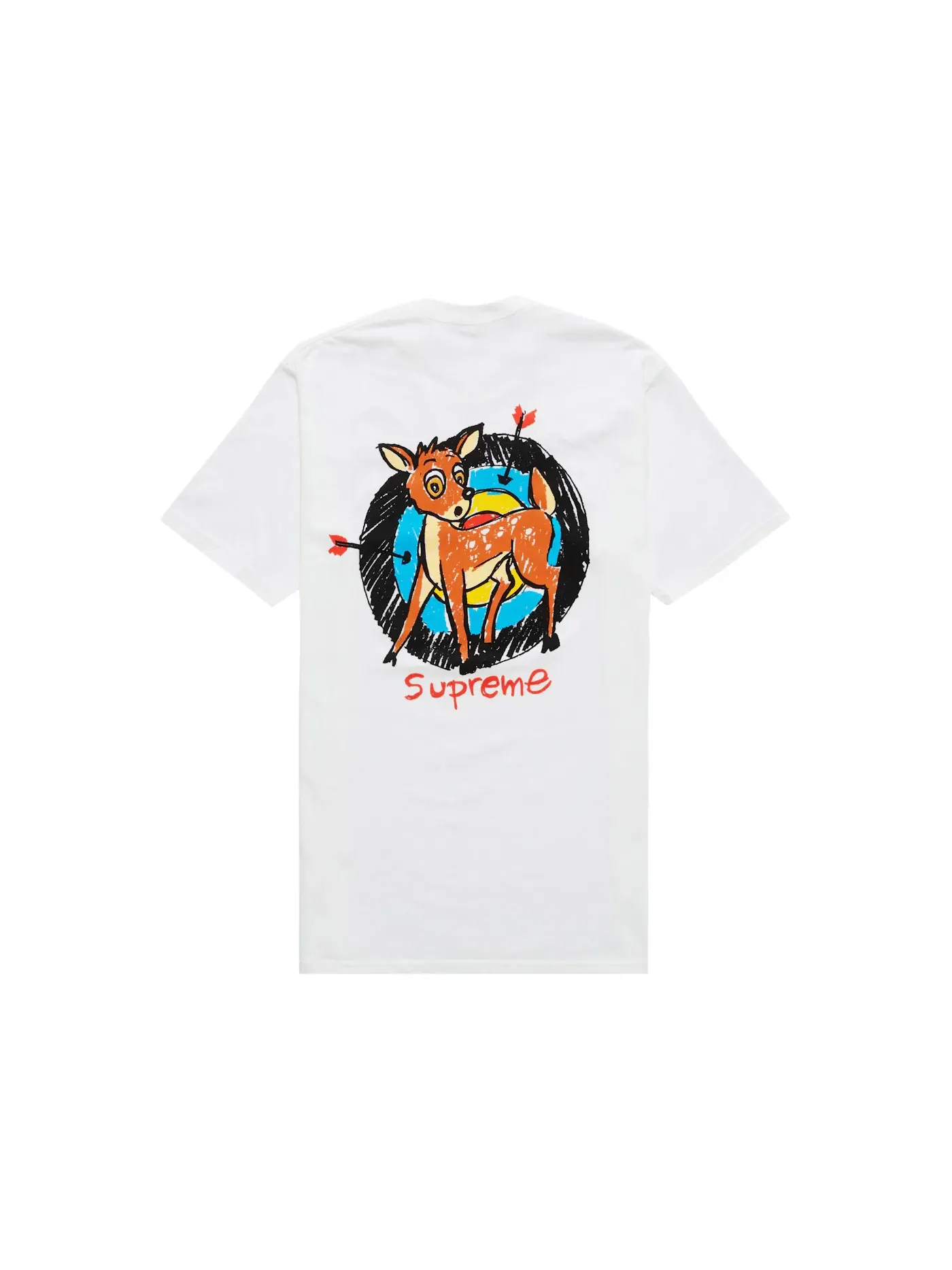 Мужская футболка с принтом Supreme Tee — изображение 1 из 2, белый