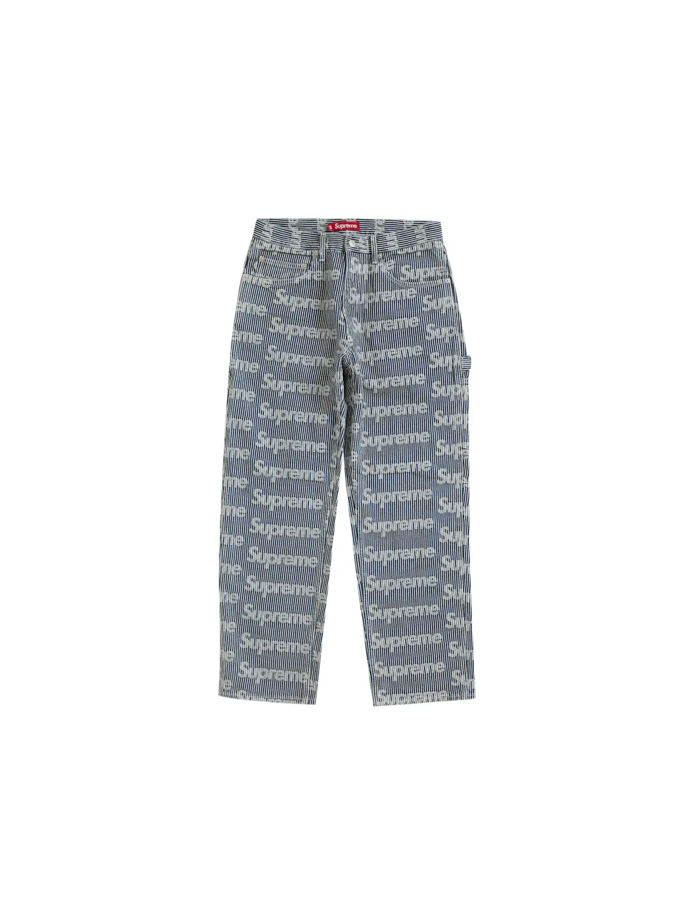 Мужские джинсовые брюки-карго с полосками Pant Supreme — изображение 1 из 2, полоса
