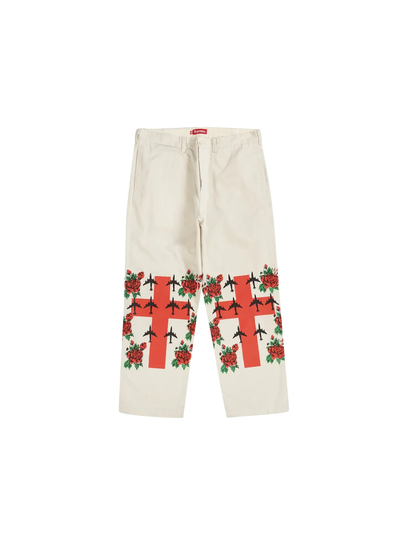 Мужские брюки Supreme Destruction of Purity Chino Pant — изображение 1 из 2, серый