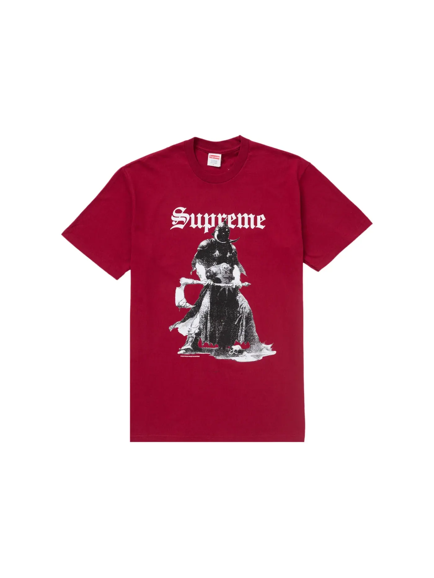 Мужская футболка Supreme Destruction Tee Supreme — изображение 1 из 1, бордовый