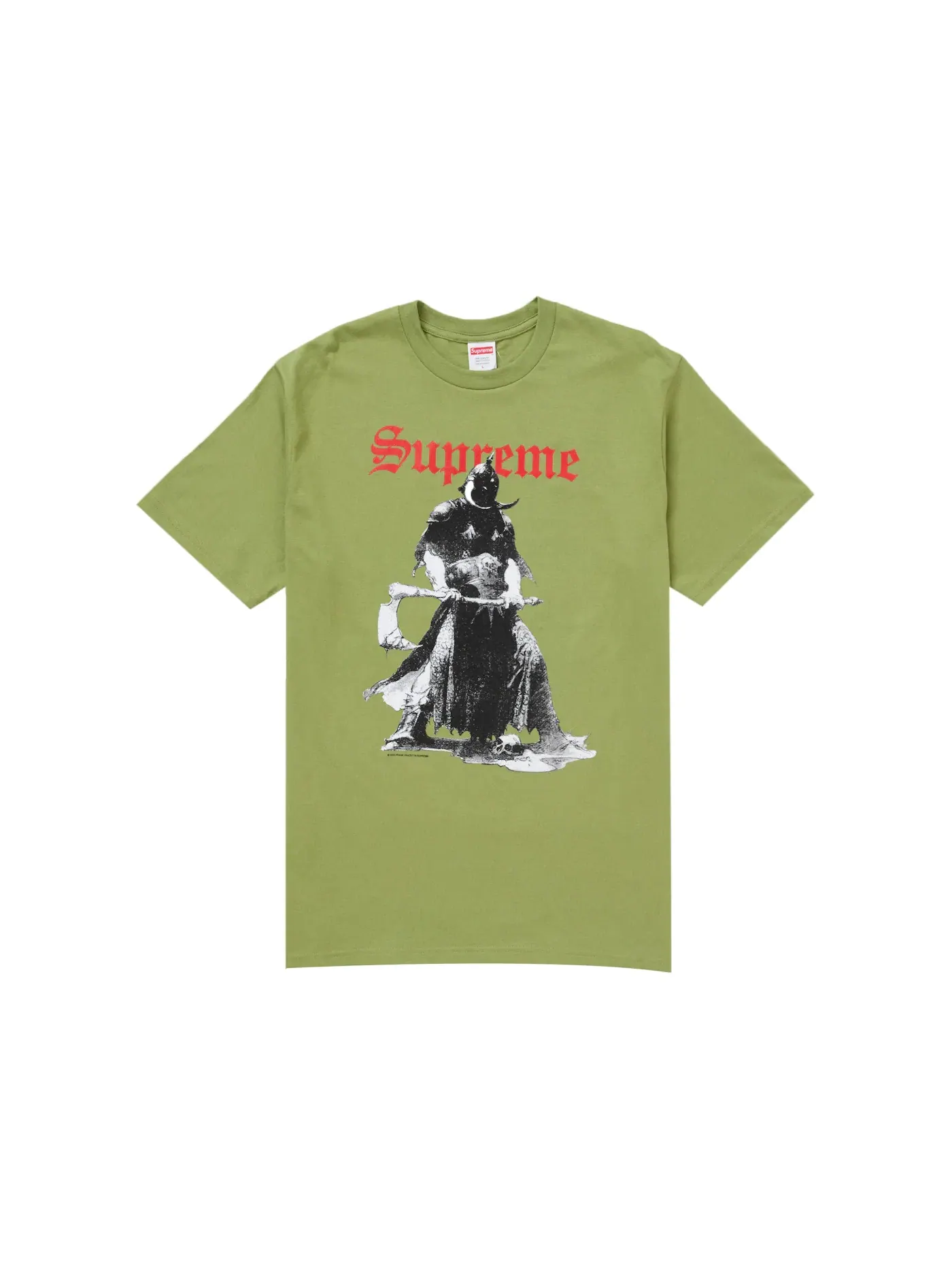 Мужская футболка с принтом Supreme Tee — изображение 1 из 1, мох