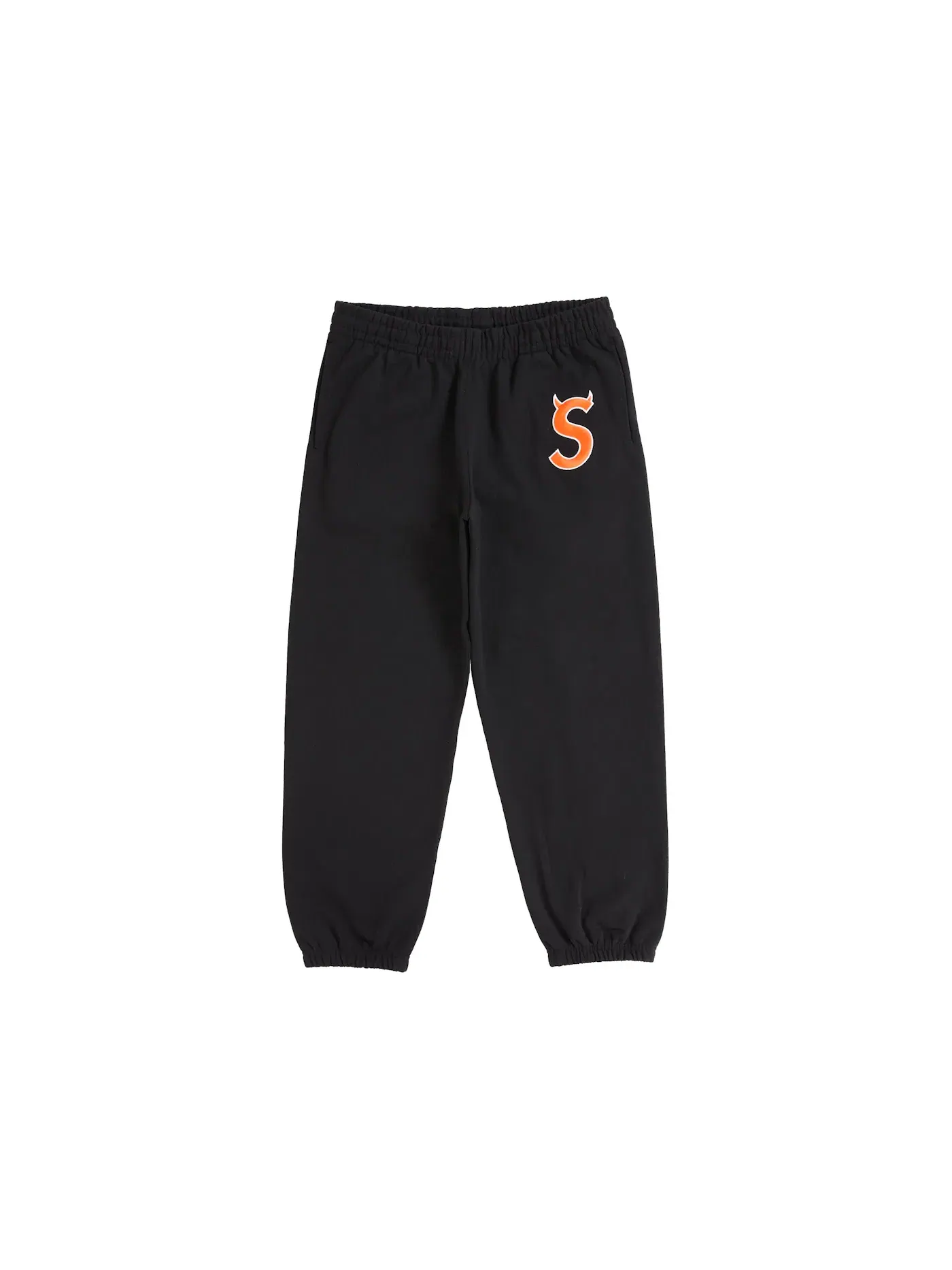 Мужские спортивные штаны с принтом Supreme Devil S Logo Sweatpant — изображение 1 из 2, черный