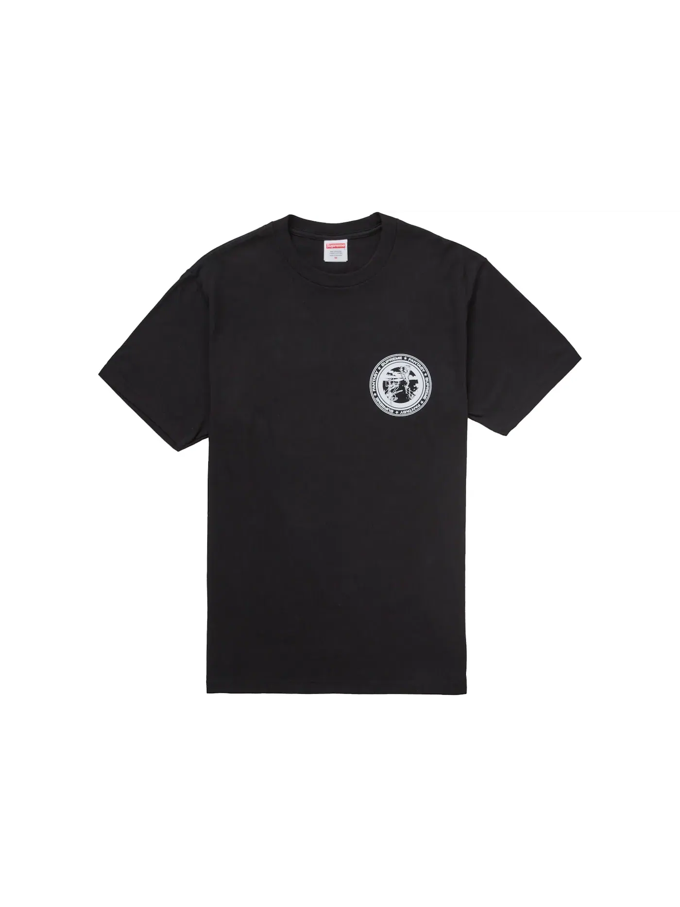 Мужская футболка с принтом Supreme Tee — изображение 2 из 2, черный