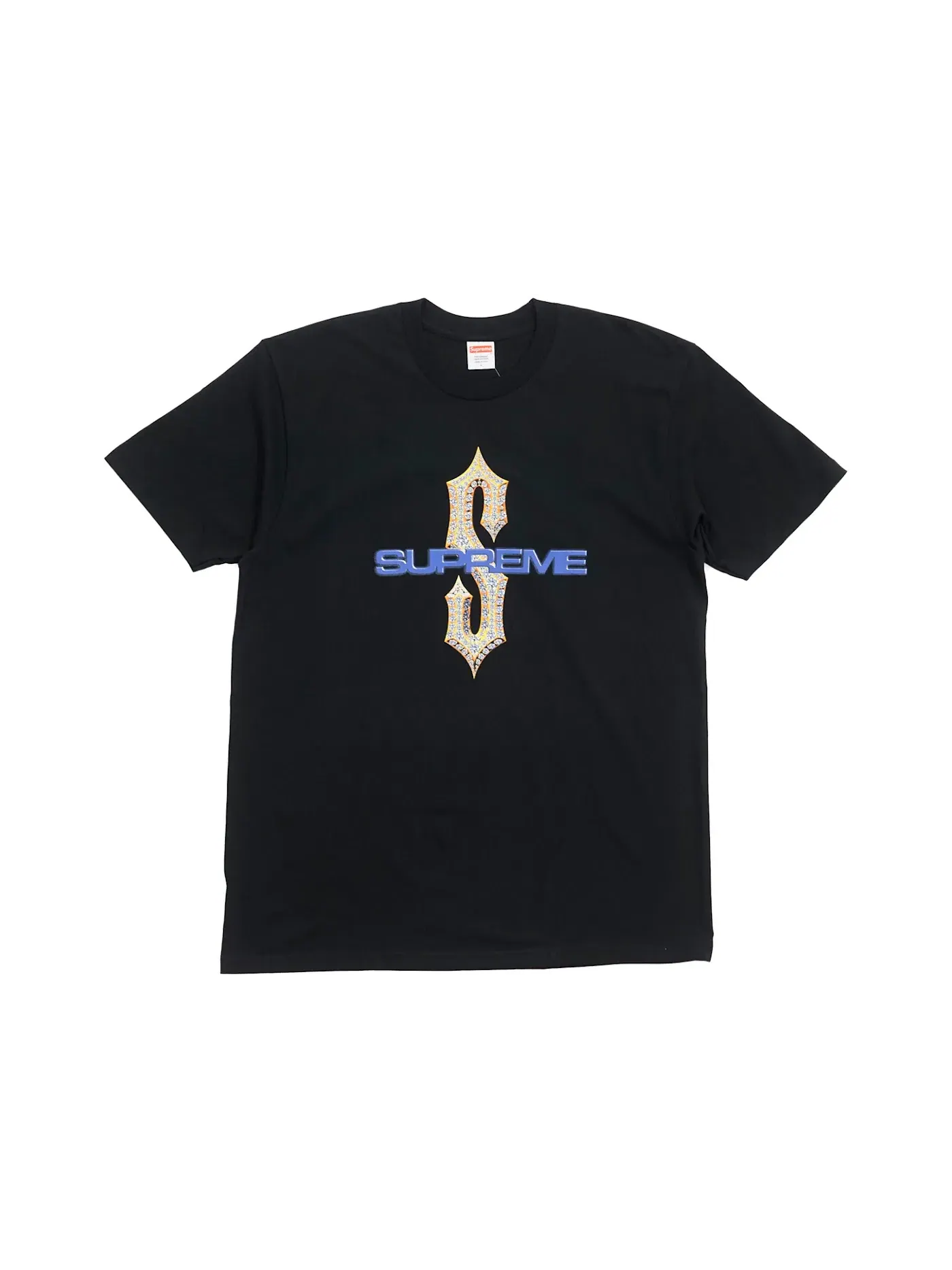Мужская футболка с принтом Supreme Tee — изображение 1 из 1, черный