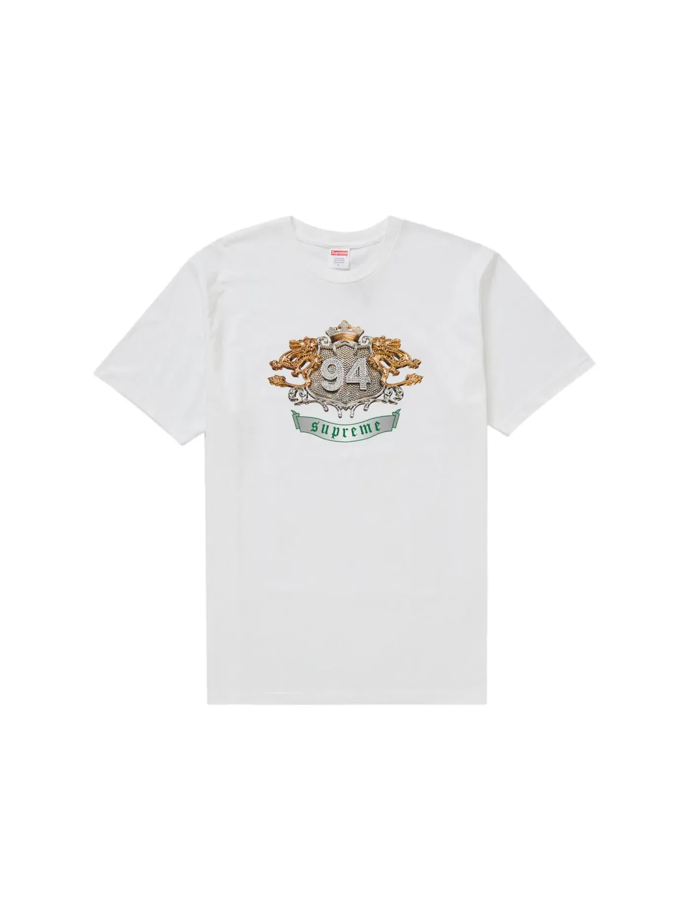 Мужская футболка с принтом Supreme Tee (FW24) — изображение 1 из 1, белый